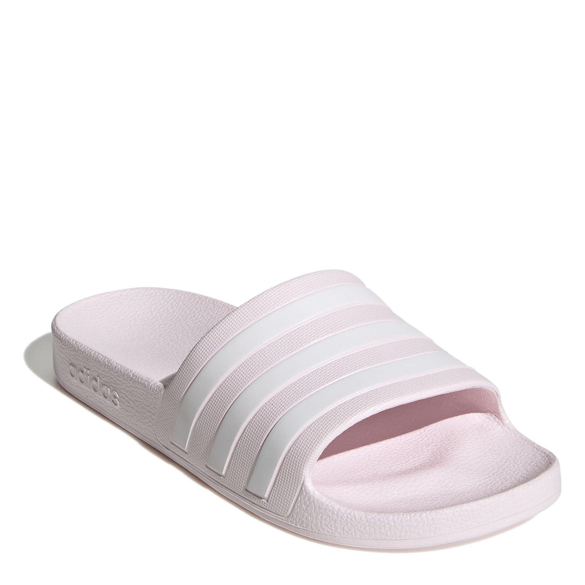Almost Pink/Wht - adidas - Adilette Aqua Womens Slide Sandals - 3