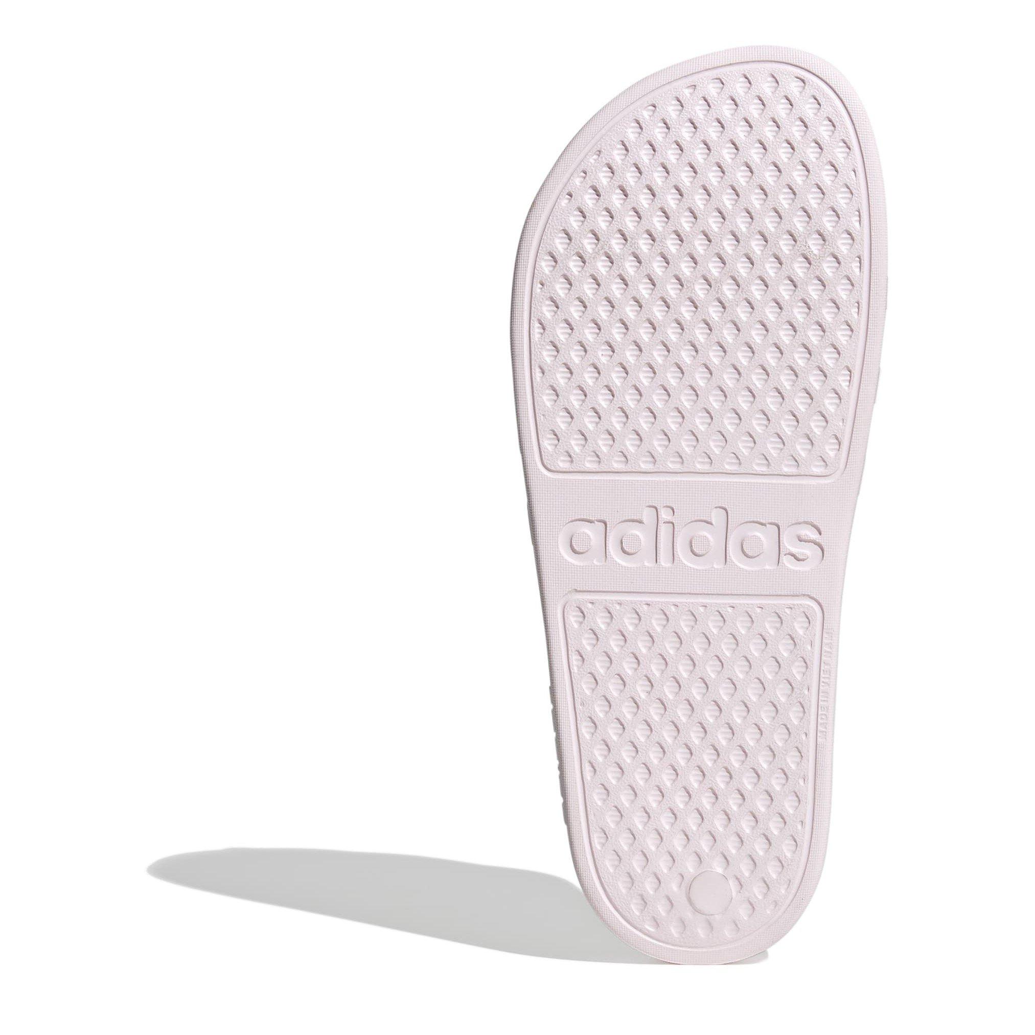 Almost Pink/Wht - adidas - Adilette Aqua Womens Slide Sandals - 6