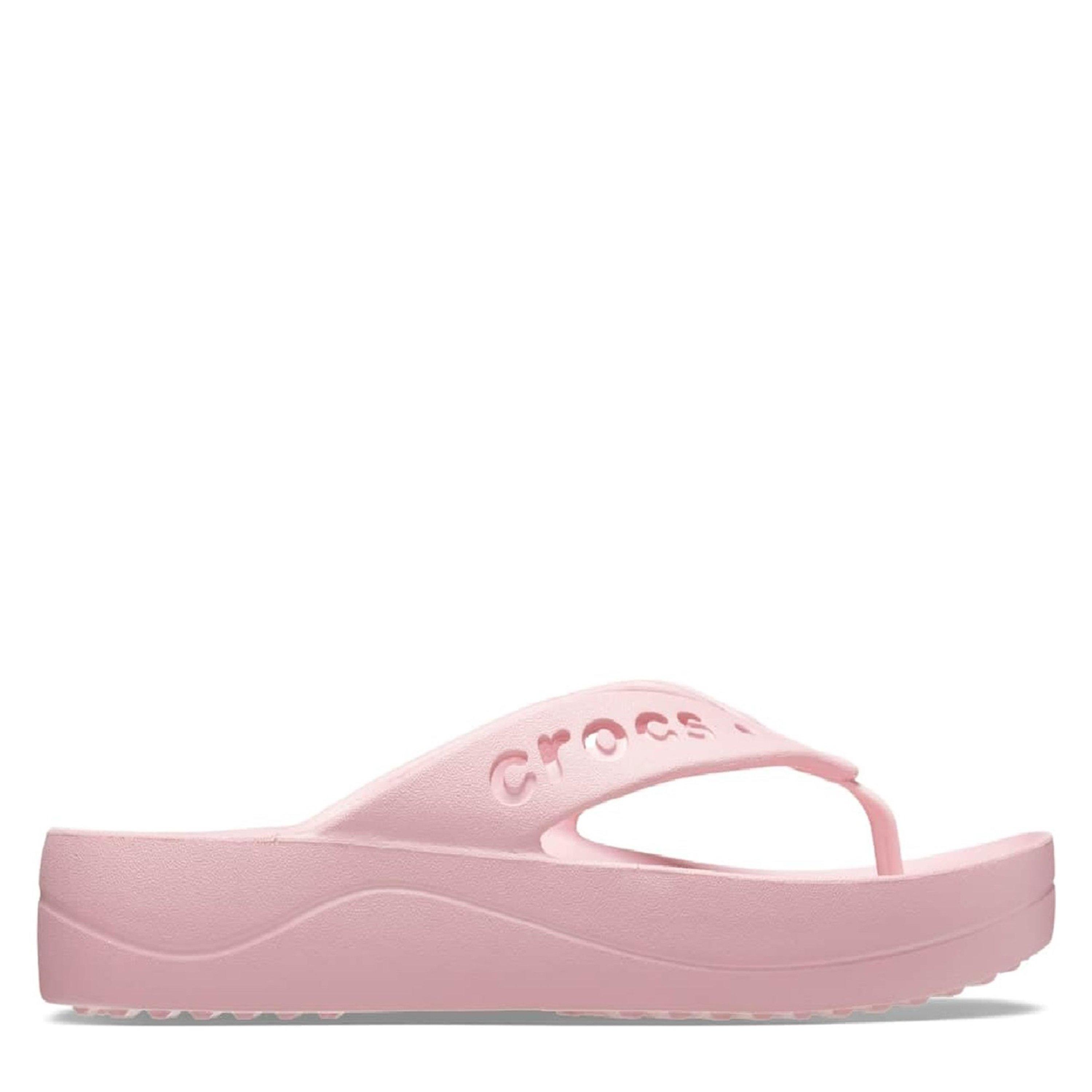 Petal Pink - Crocs - Women's Bya Platform Flip Flops - 1