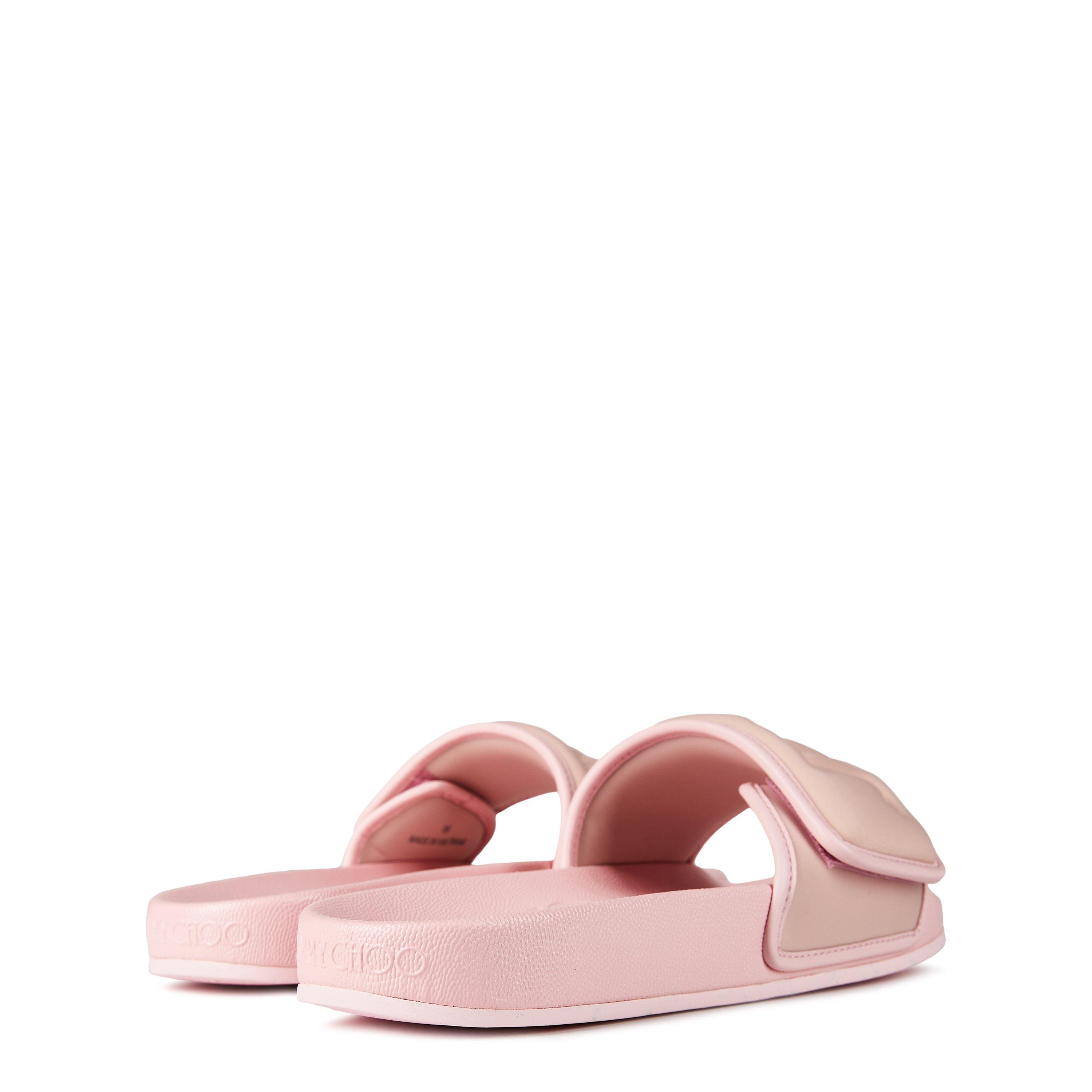 V Powder Pink - Jimmy Choo - Women's Lycra Fitz/F Sliders - 5