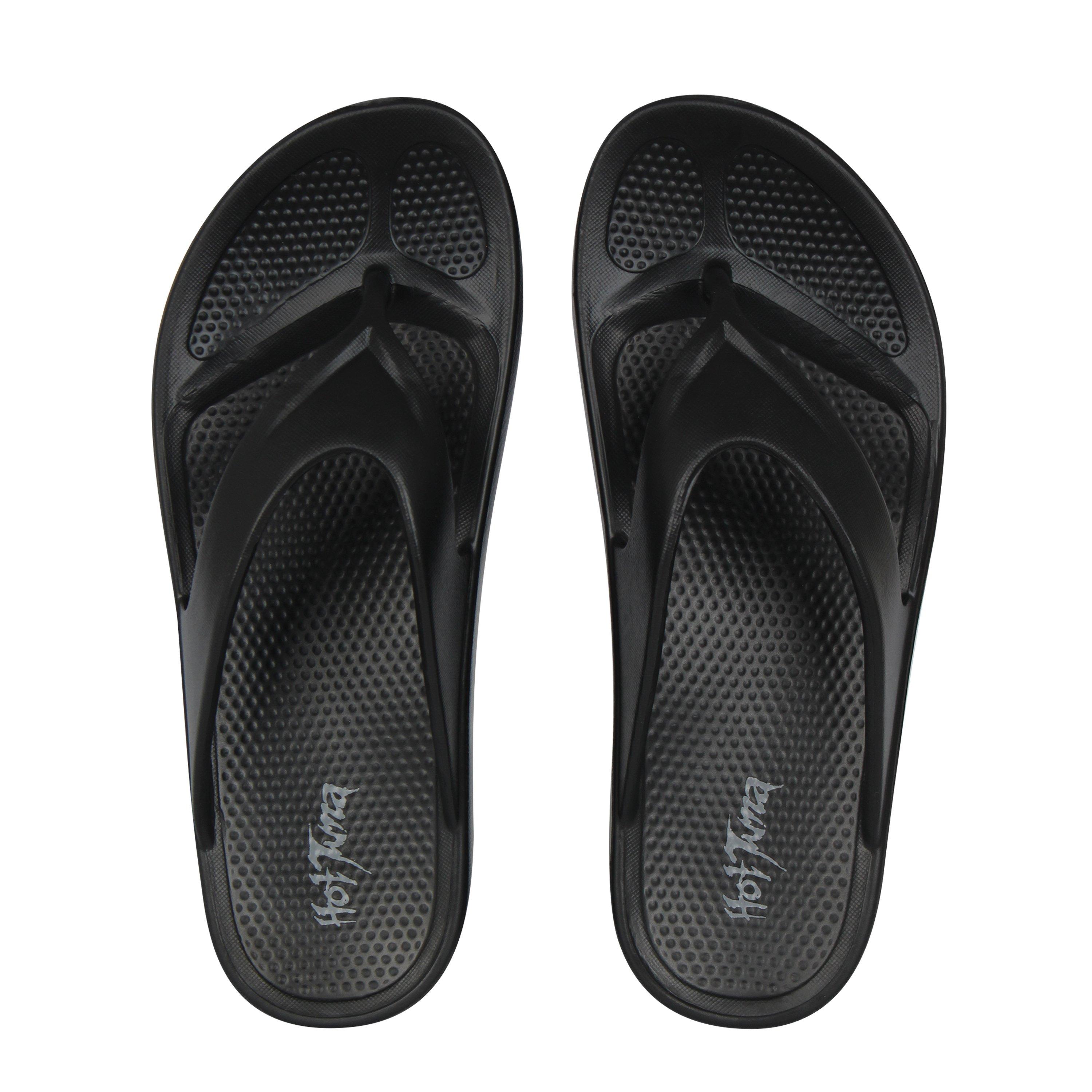 Black - Hot Tuna - HT Flip Flops Womens - 5