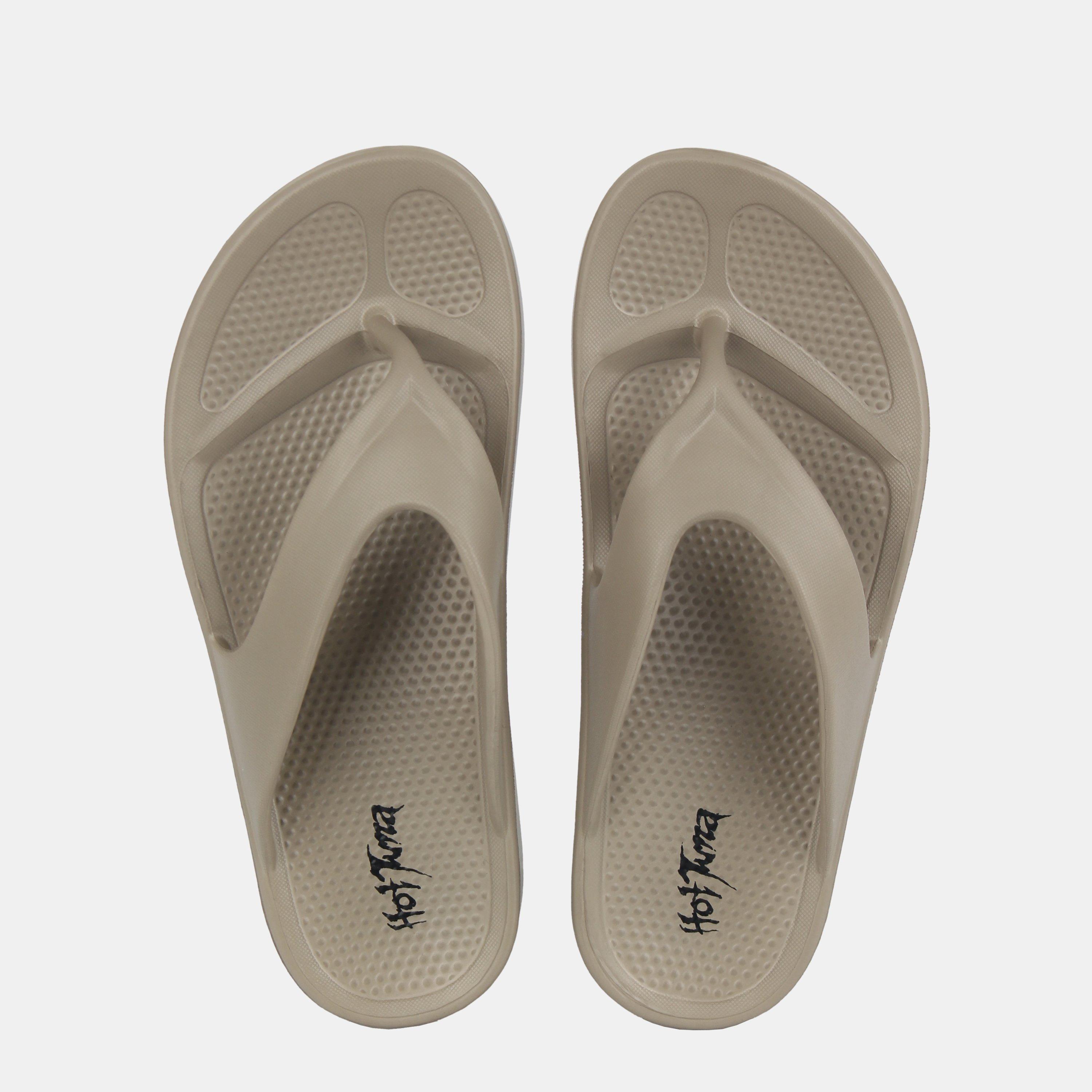 Taupe - Hot Tuna - HT Flip Flops Womens - 4