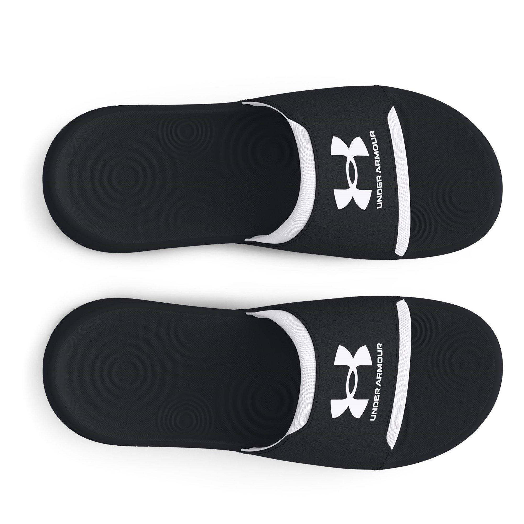 Black/Blk/White - Under Armour - Ignite Select Pool Slider - 4