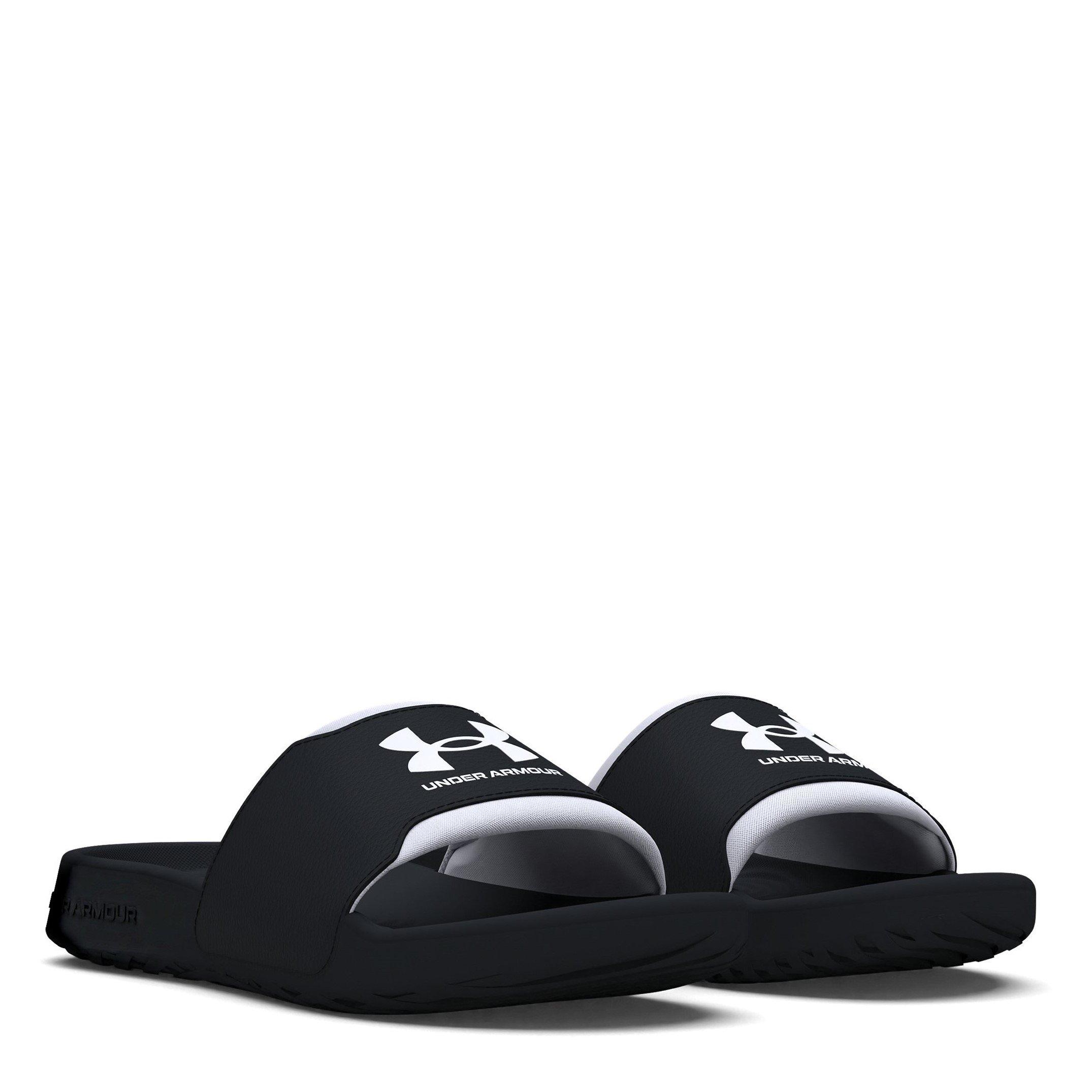 Black/Blk/White - Under Armour - Ignite Select Pool Slider - 5