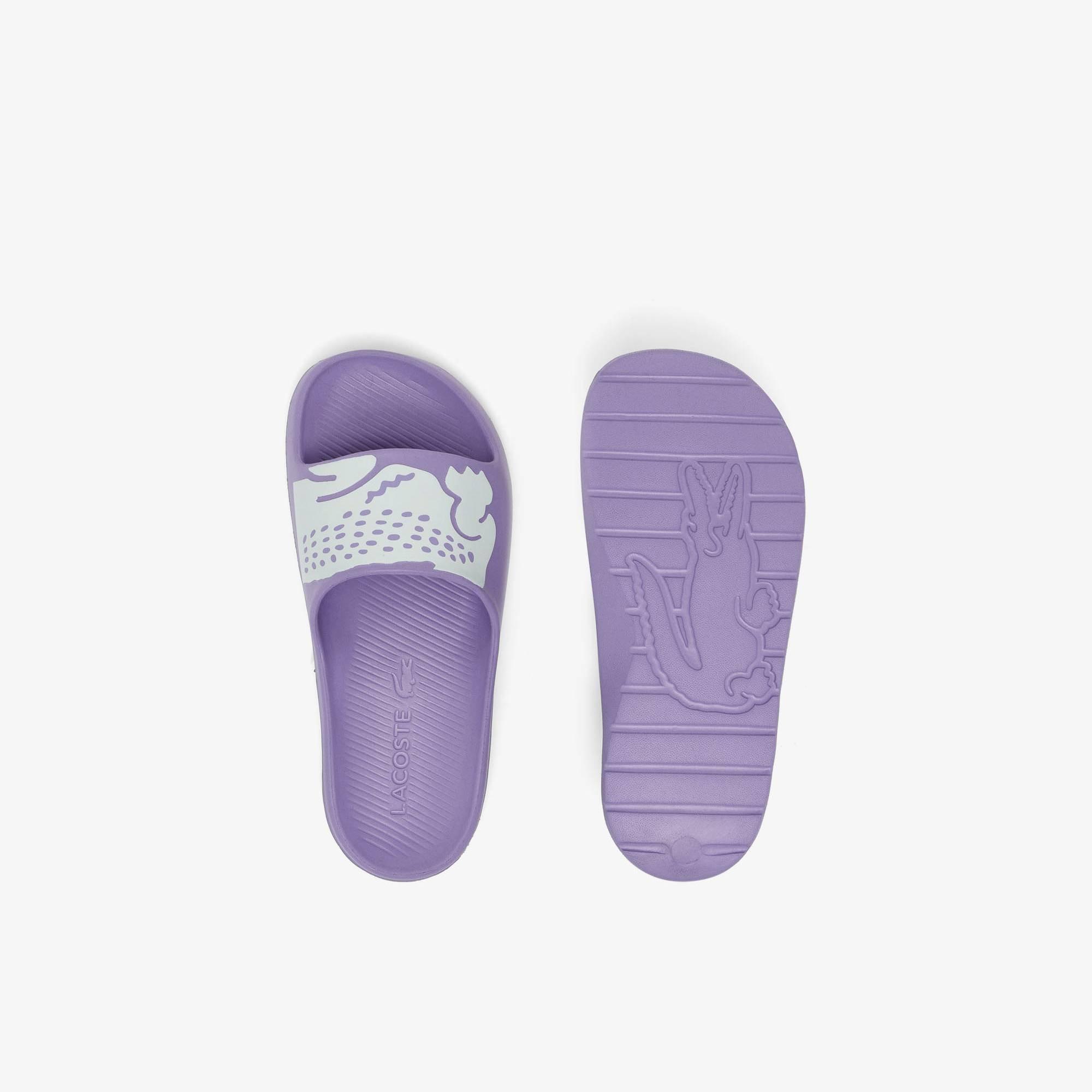 Viola/Bianco - Lacoste - Crocodile 2.0 Sliders - 3