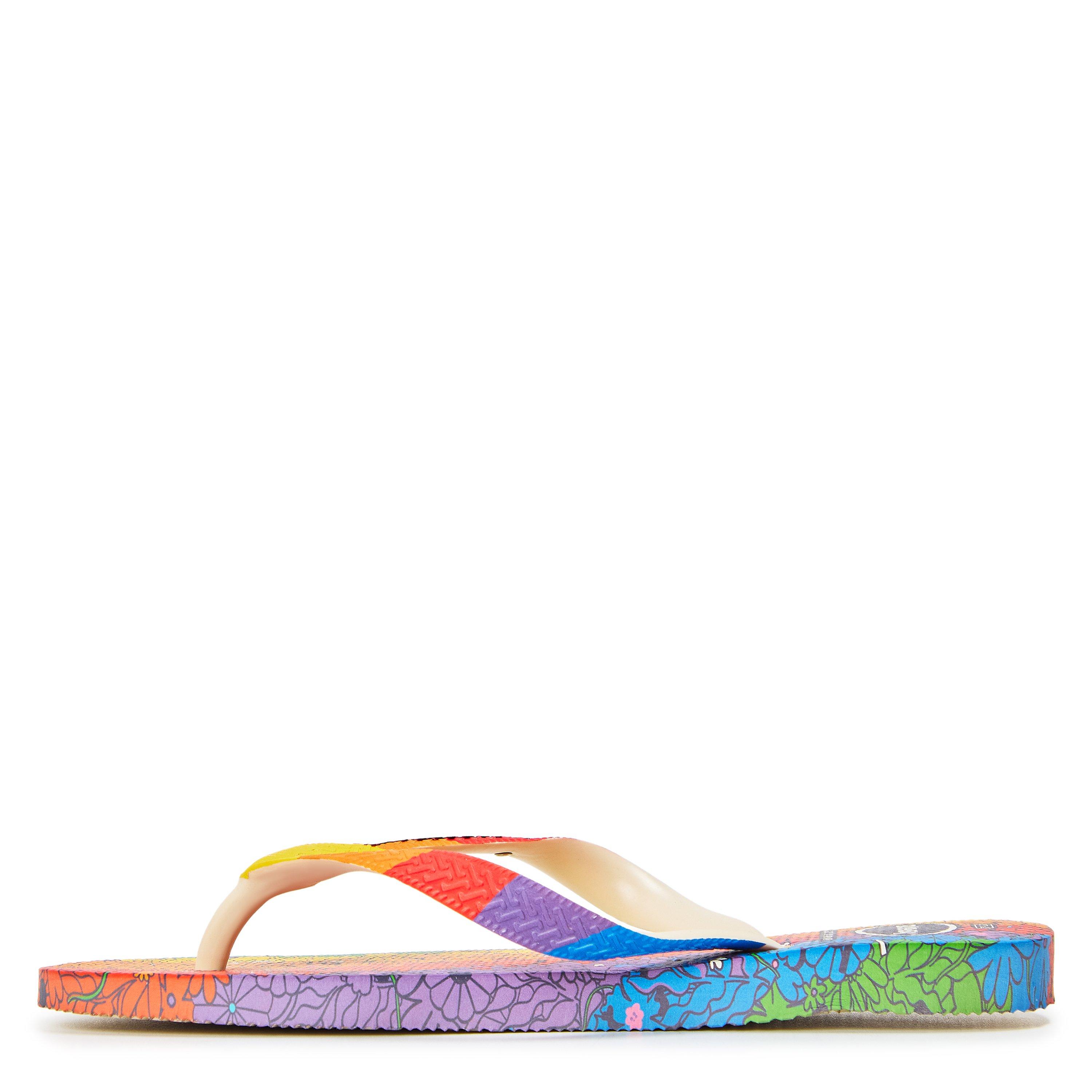 Premium Beige - Havaianas - Hav. Top Pride Premium Beige 37/38 Flip Flops Womens - 2