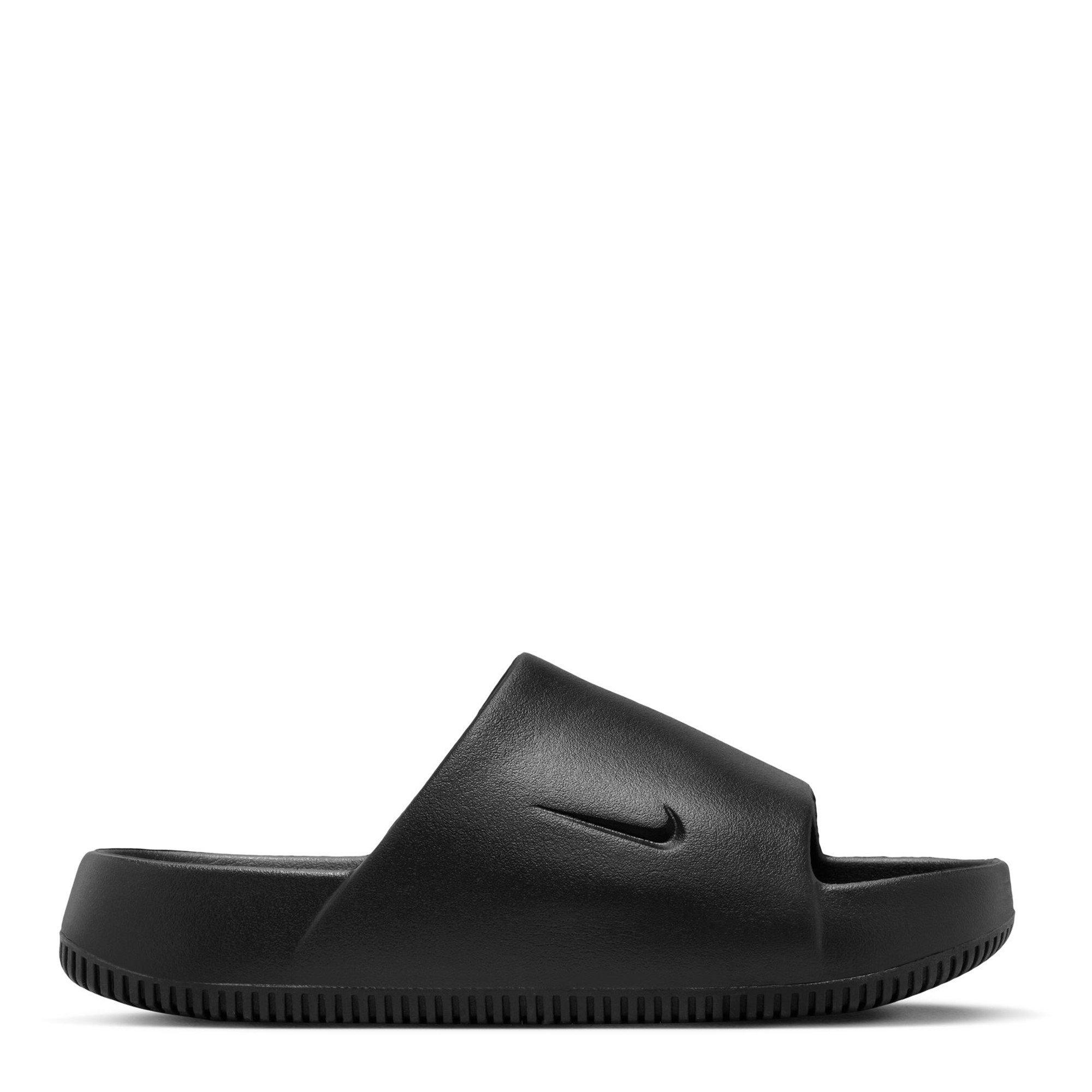 Black - Nike - Calm Womens Slides - 1