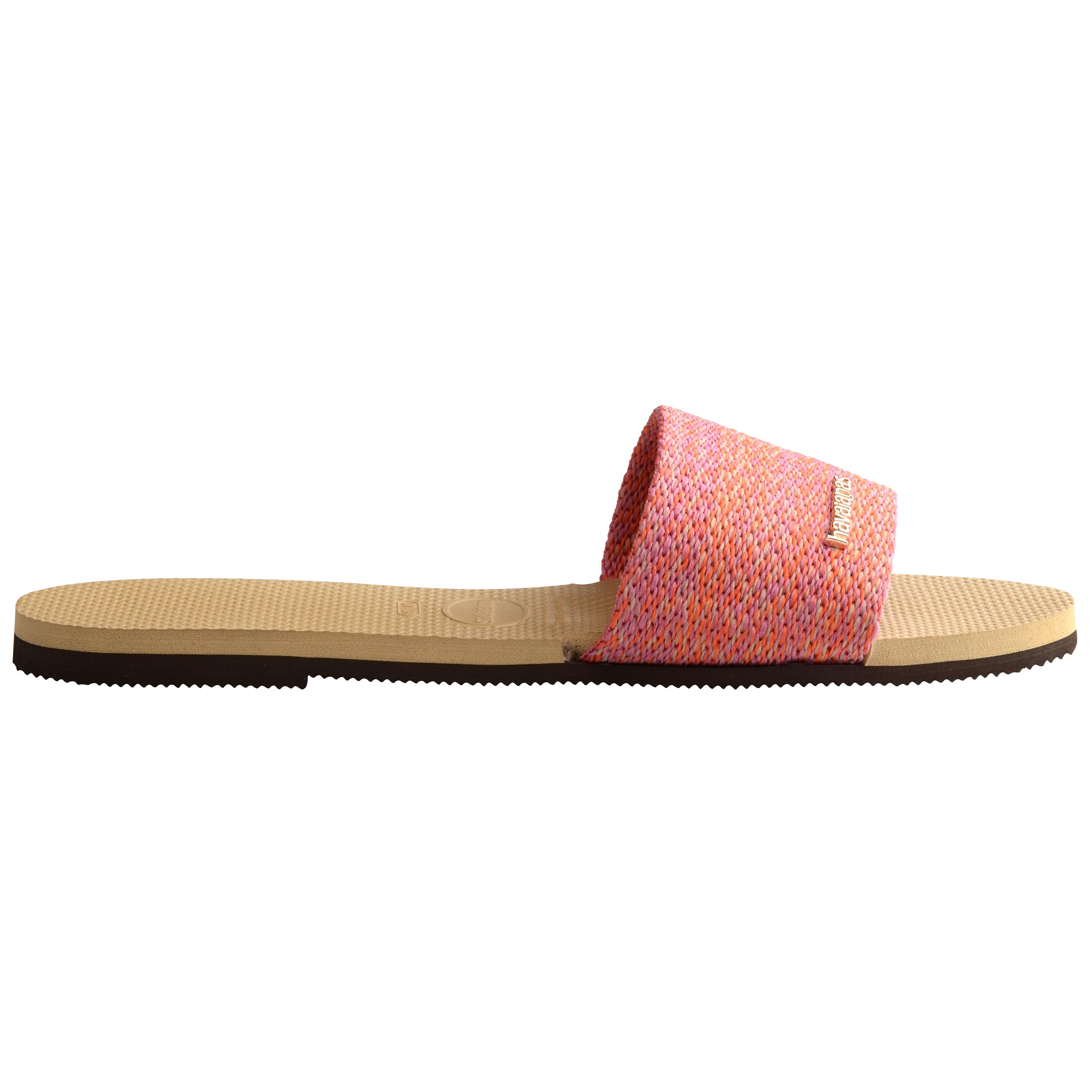 Dark Black - Havaianas - Women's Hav. You Malta Golden Flip Flops - 1
