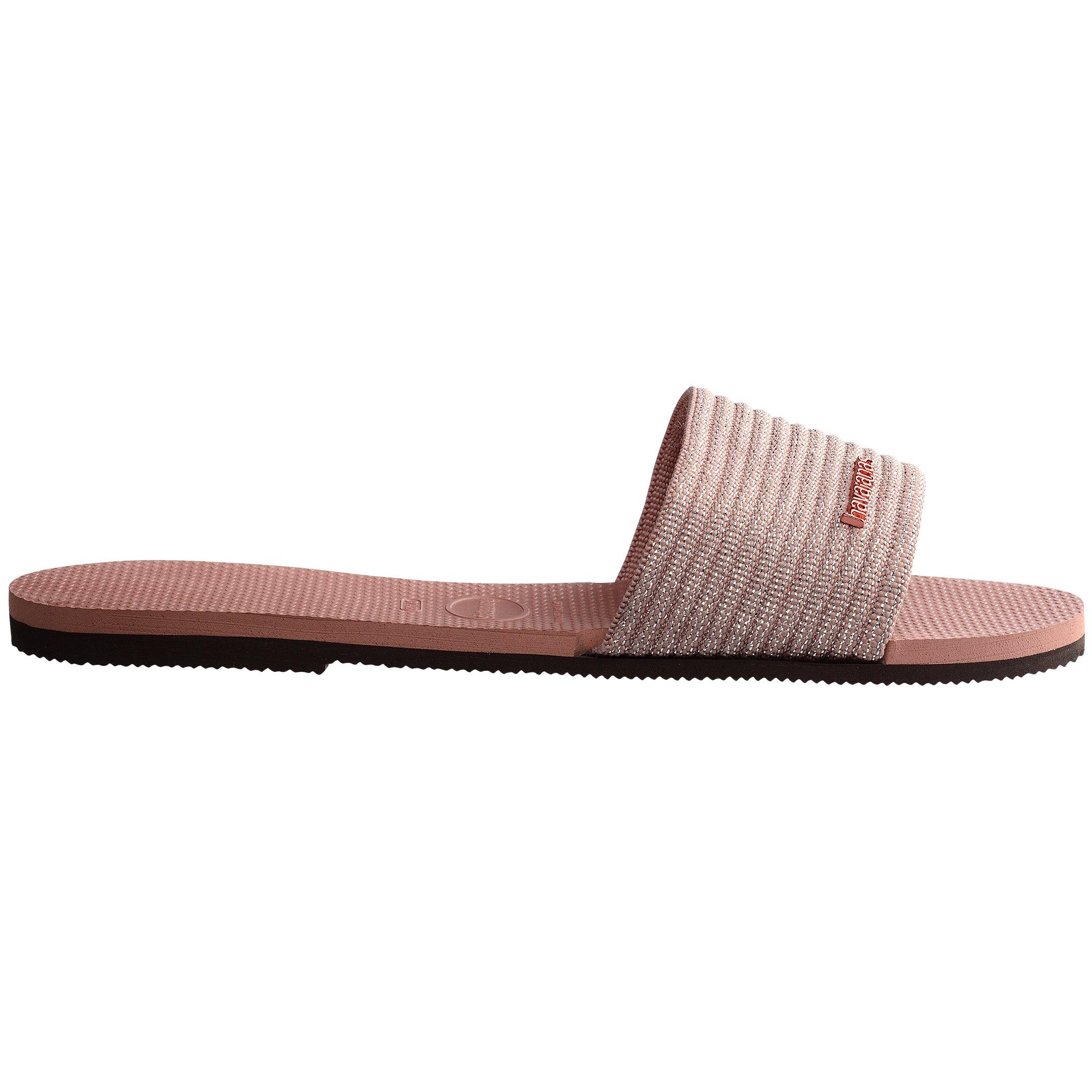 Pink - Havaianas - Women's Hav. You Malta Metallic Crocus Rose Flip Flops - 1