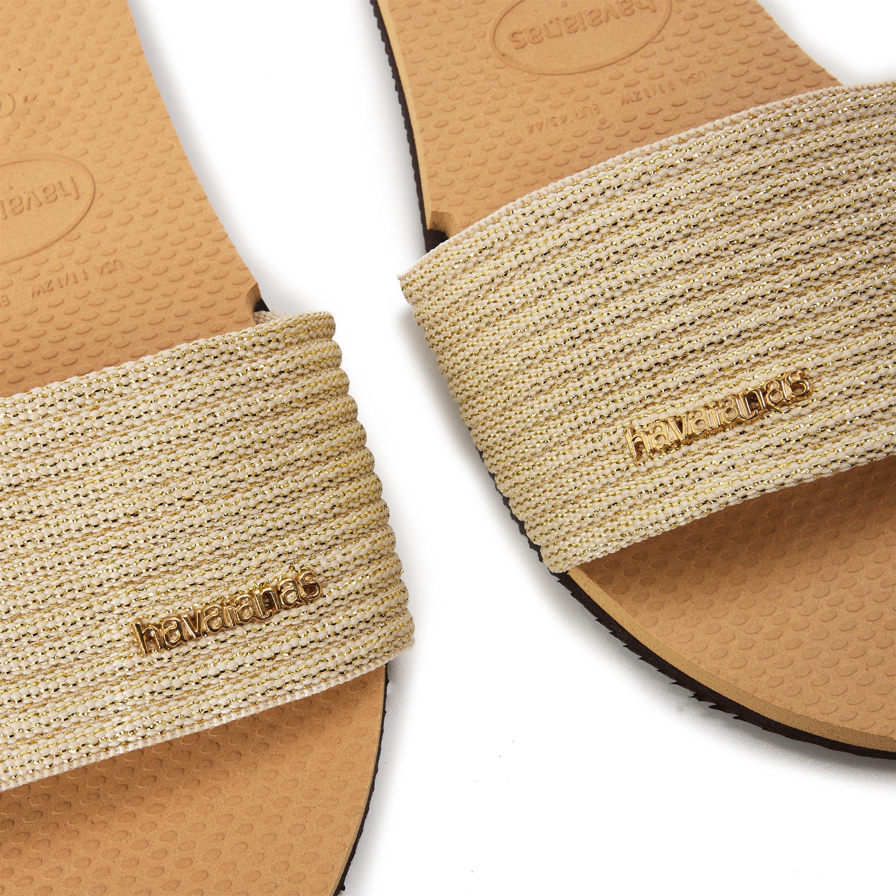 Multi - Havaianas - Hav. You Malta Metallic Crocus Rose Flip Flops Womens - 3