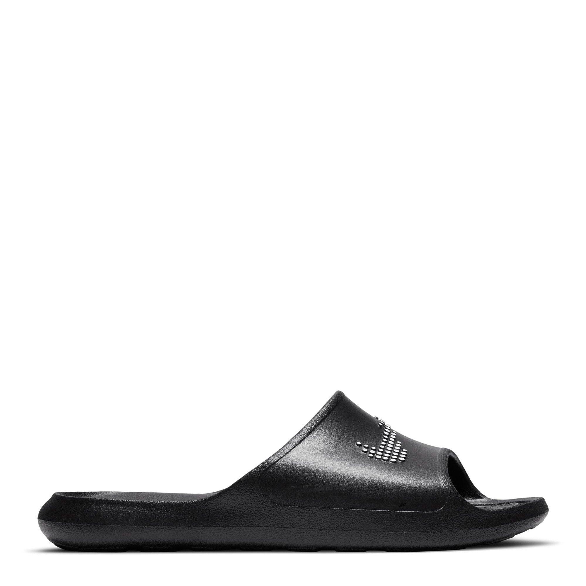 Black/White/Blk - Nike - Victori One Mens Slide Sandals - 1
