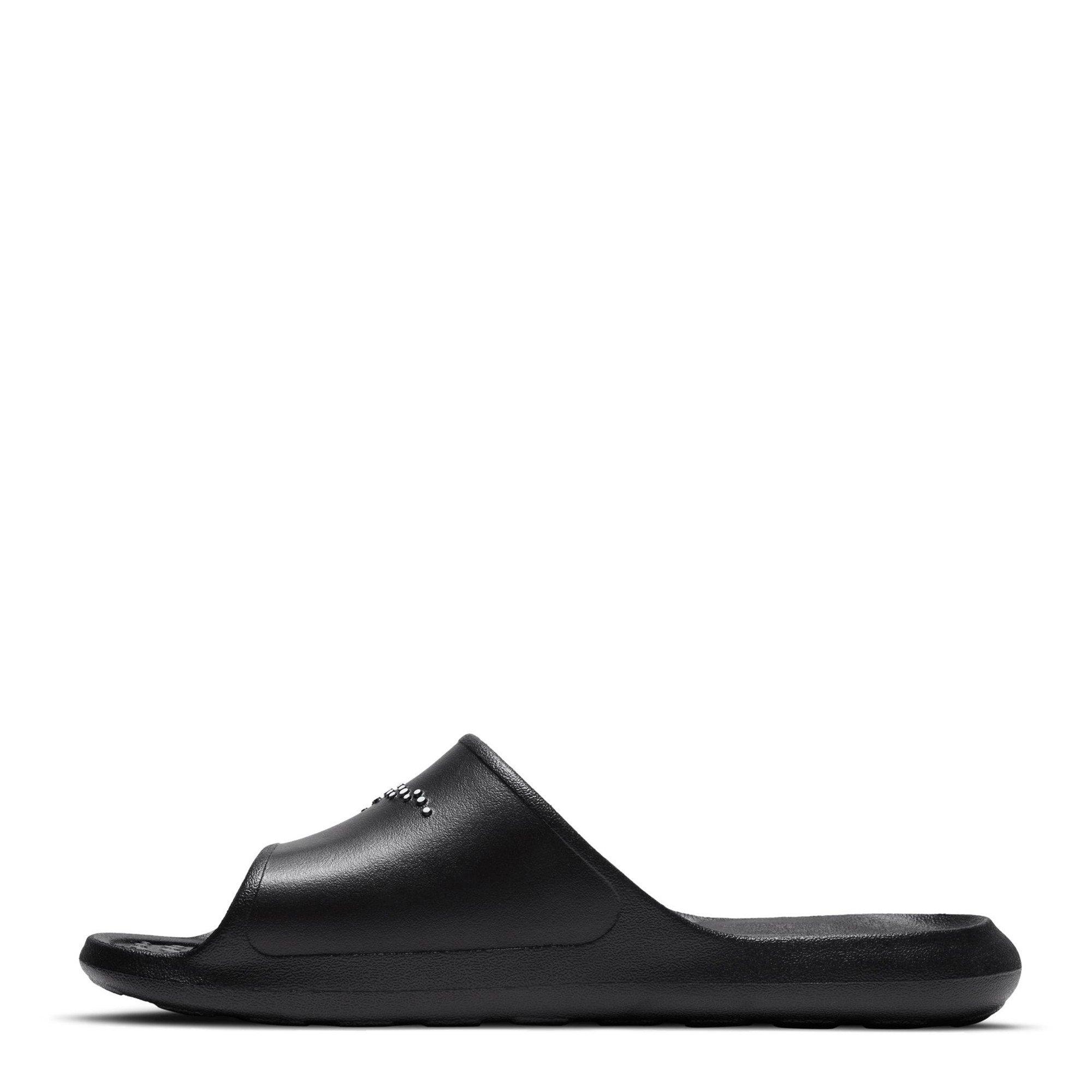 Black/White/Blk - Nike - Victori One Mens Slide Sandals - 2