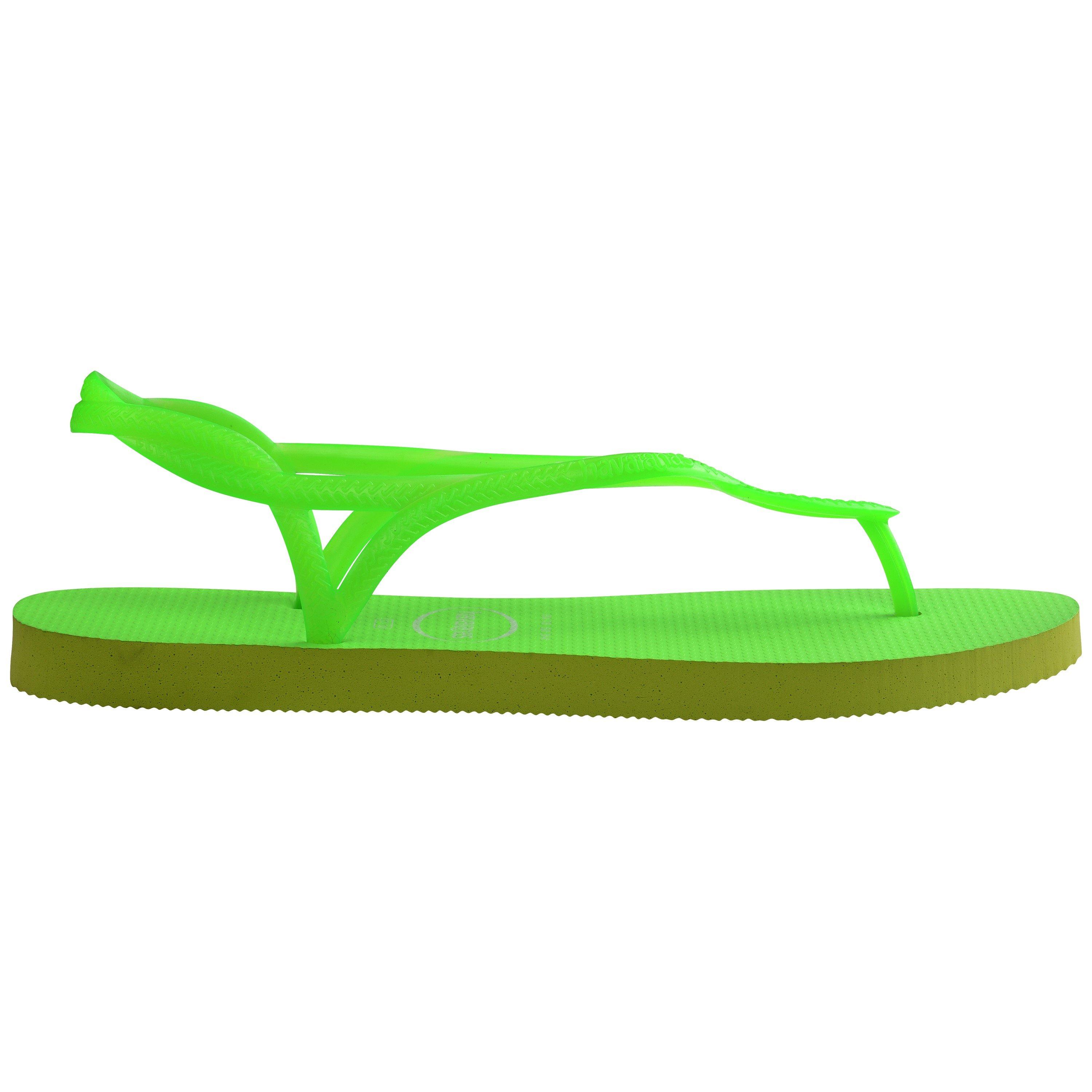 Havaianas Women's Neon Flip Flops - Green - 5