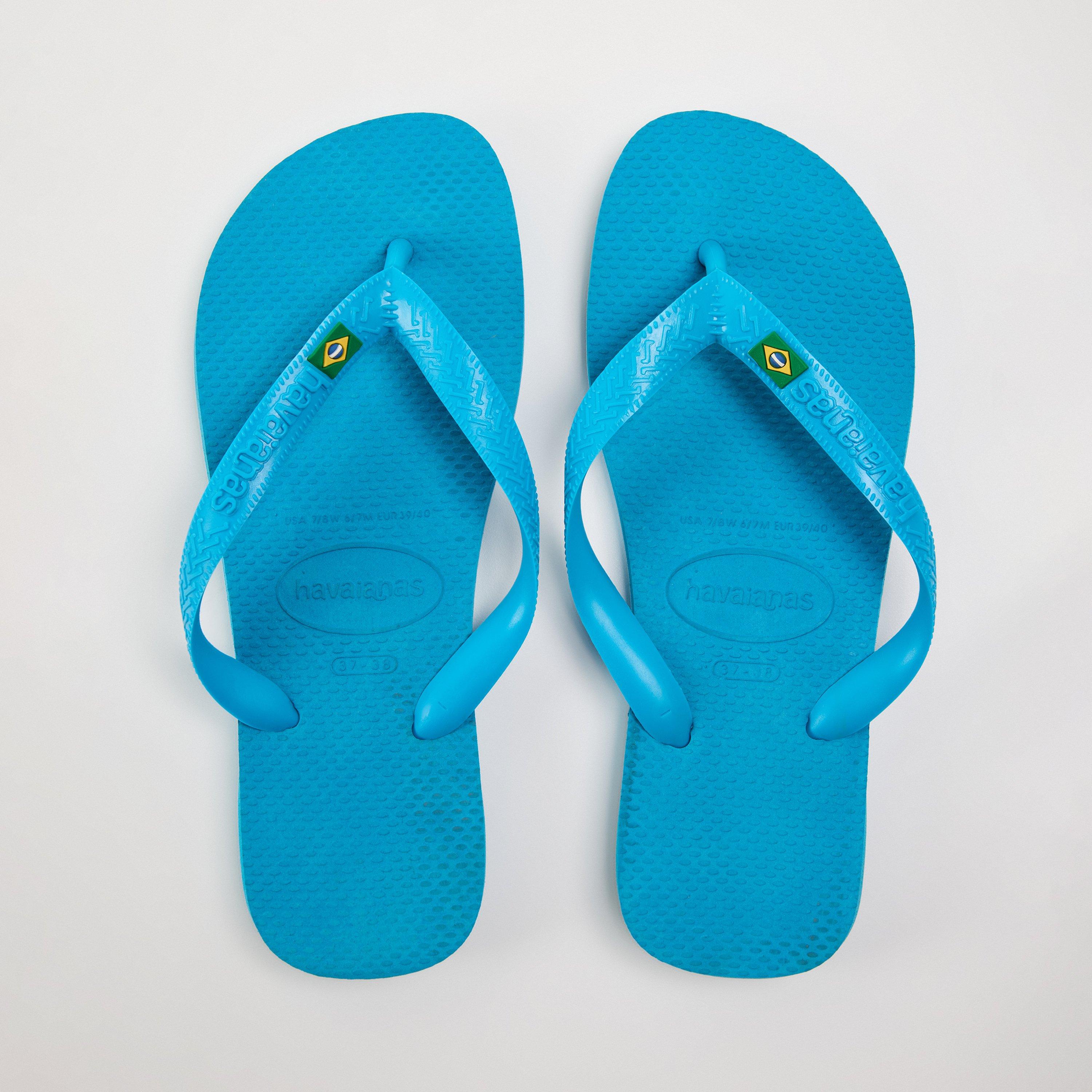 Turquoise - Havaianas - Women's Brasil Pink Paradise Flip Flops - 4