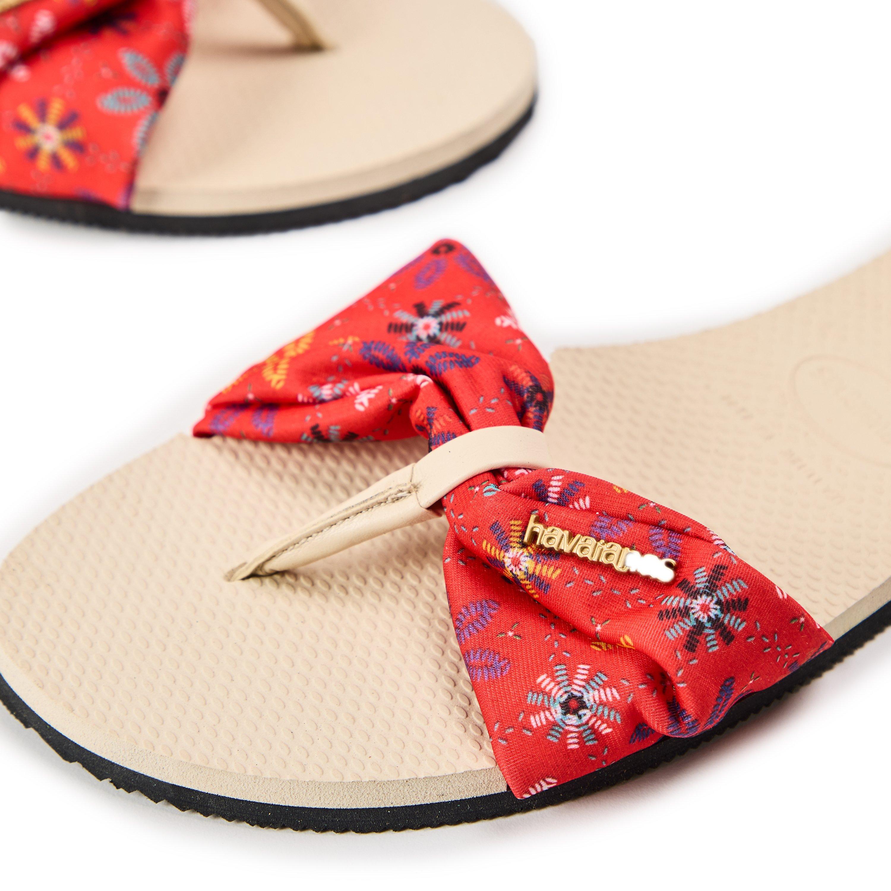 Beige - Havaianas - Hav. You Saint Tropez Beige 39/40 Flip Flops Womens - 3