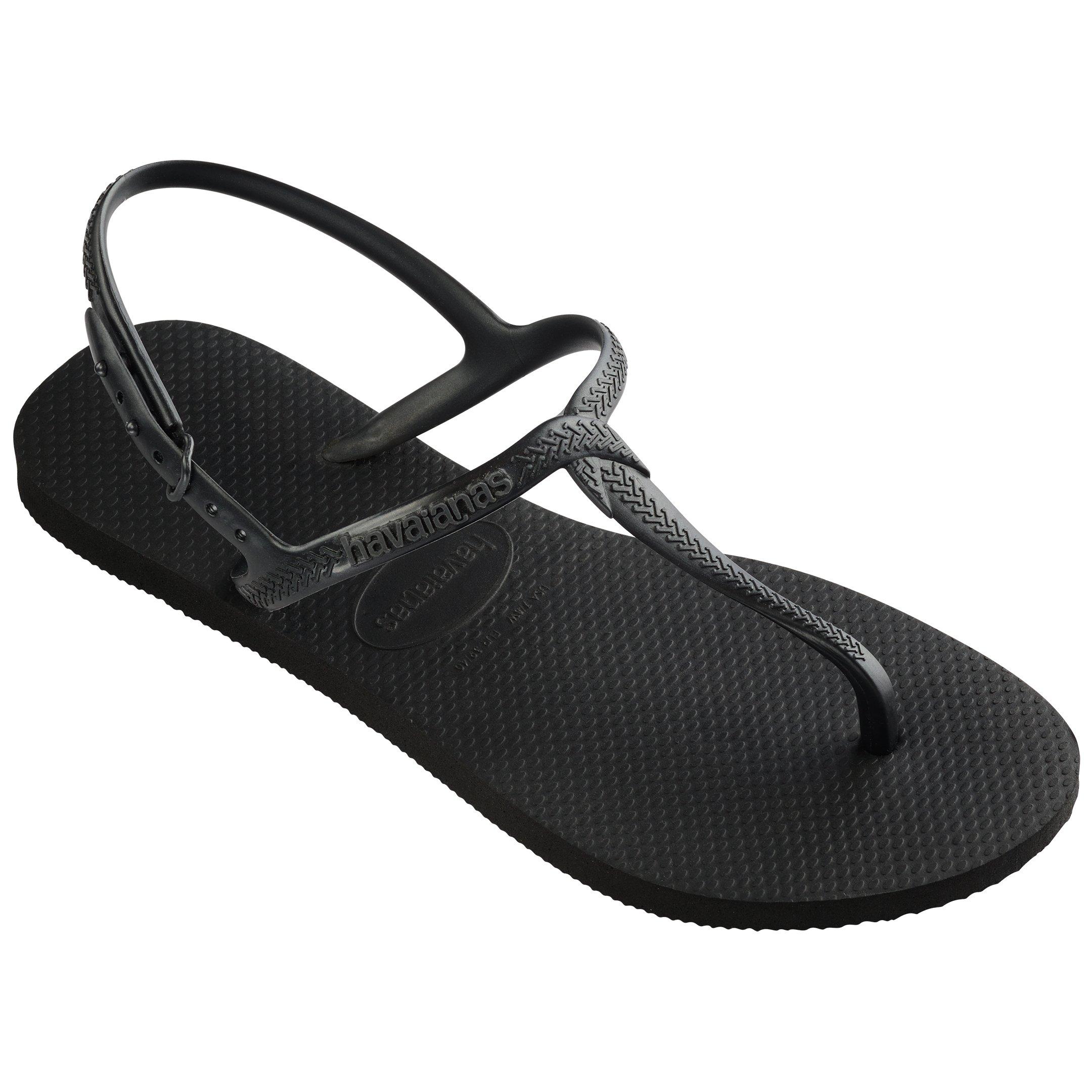 Black - Havaianas - Women's Twist Black Flip Flops - 1