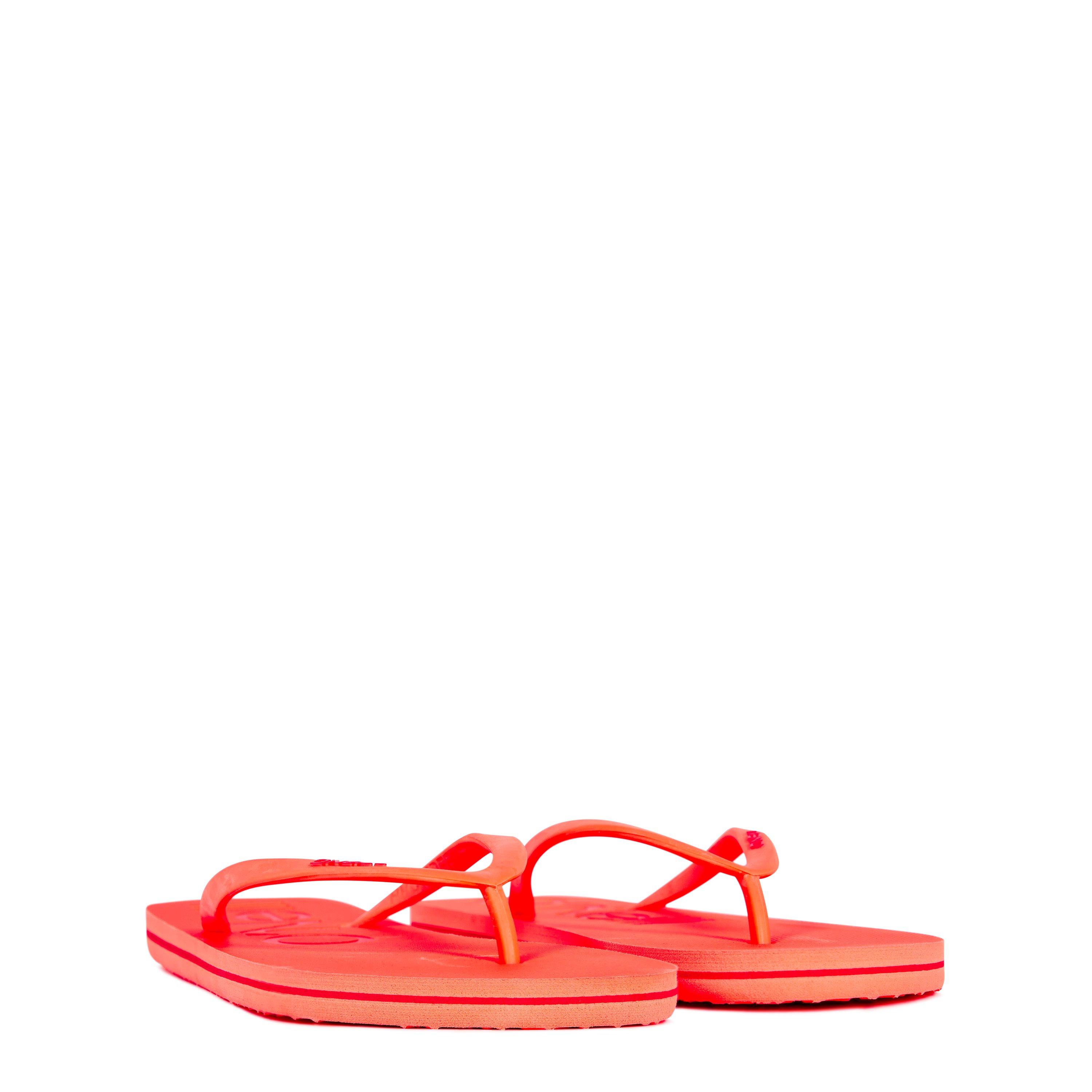 Neon Coral - ONeill - Women's Logo Flip Flops - 3