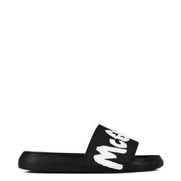 Alexander McQueen Graffiti Sliders