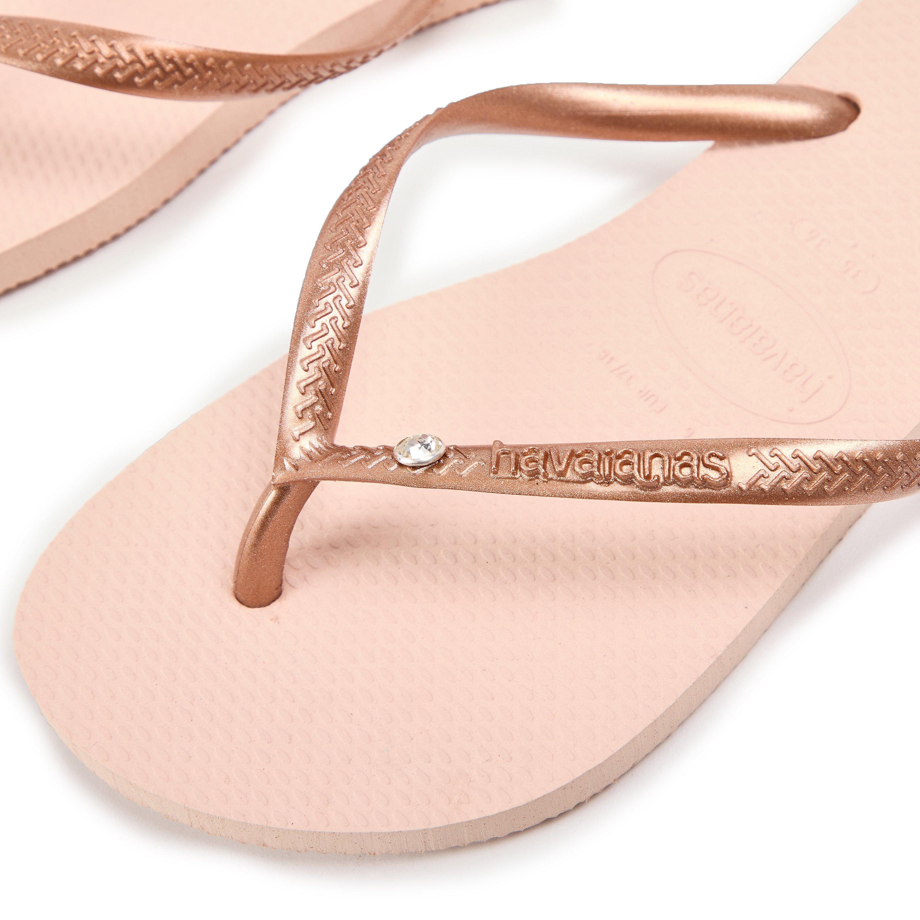 Ballet Rose - Havaianas - Hav. Slim Crystal Sw Ii Ballet Rose Flip Flops Womens - 3