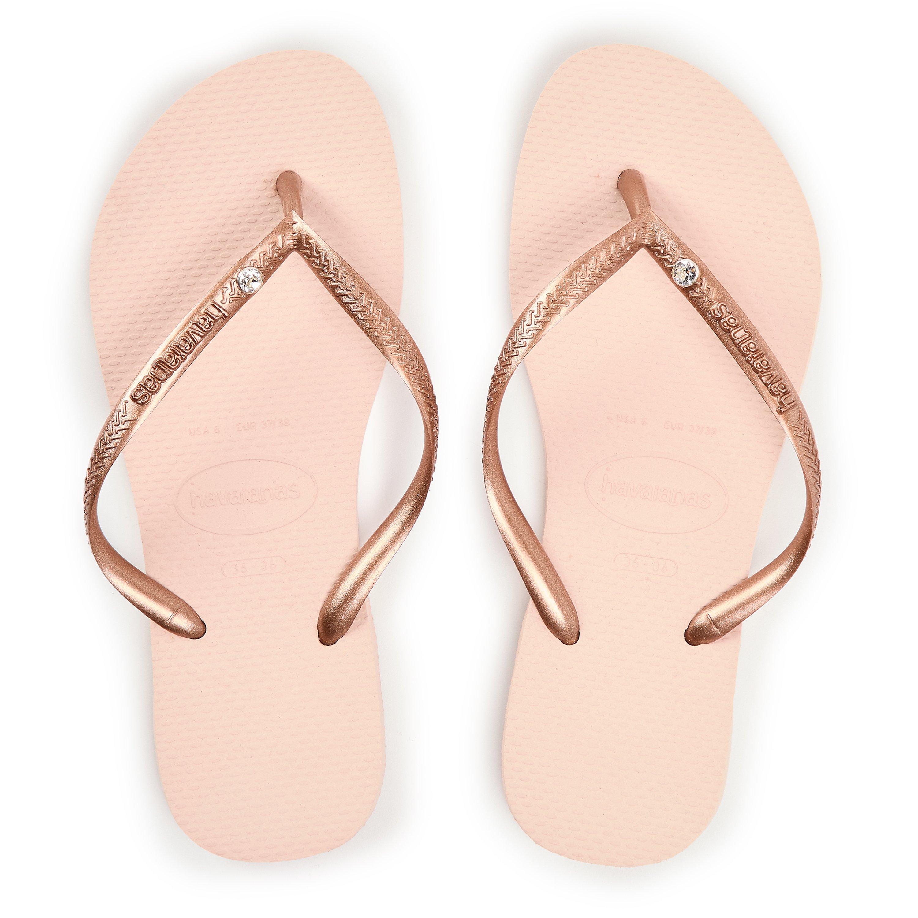 Ballet Rose - Havaianas - Hav. Slim Crystal Sw Ii Ballet Rose Flip Flops Womens - 4