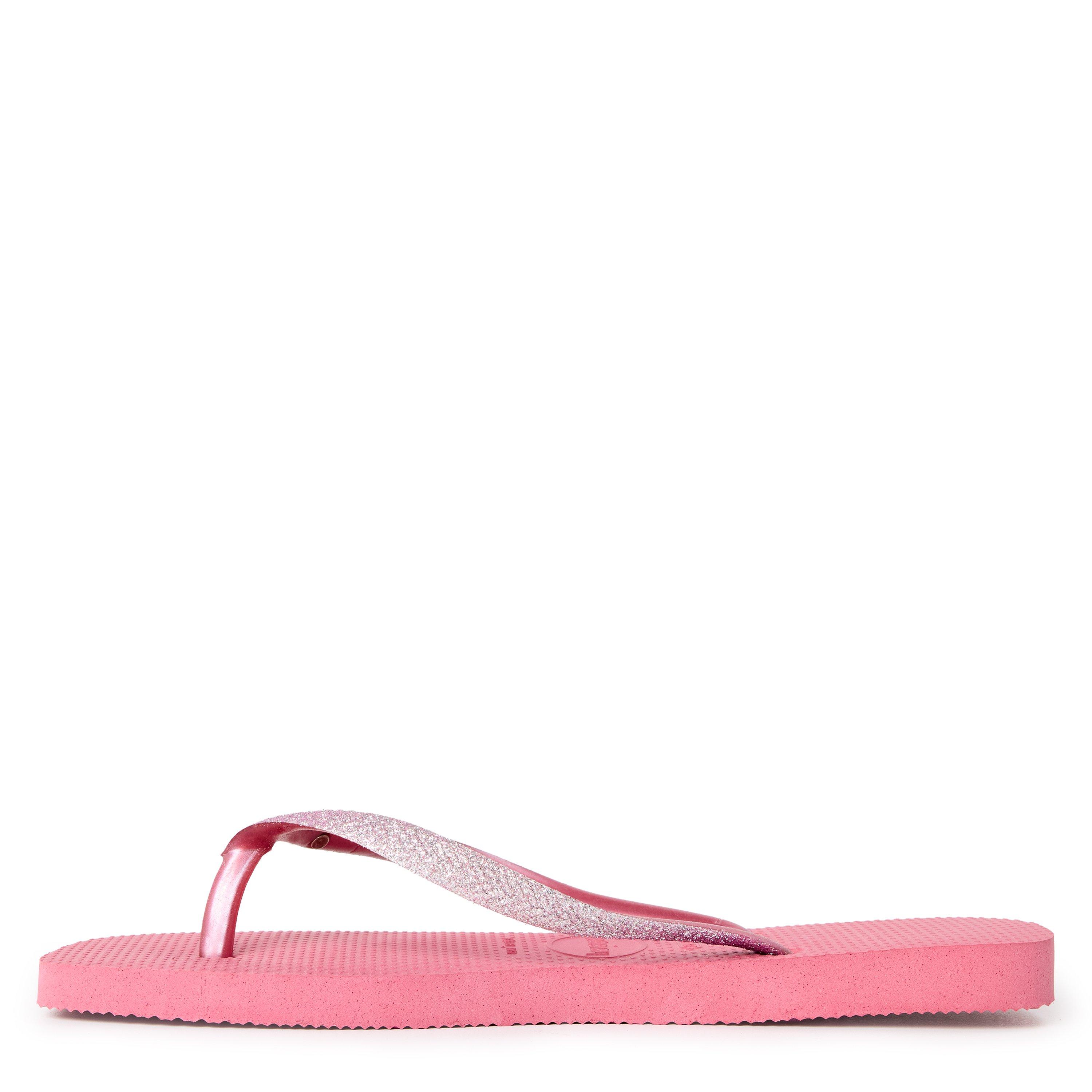 Velvet Rose - Havaianas - Hav. Square Glitter Ice Grey 39/40 Flip Flops Womens - 2