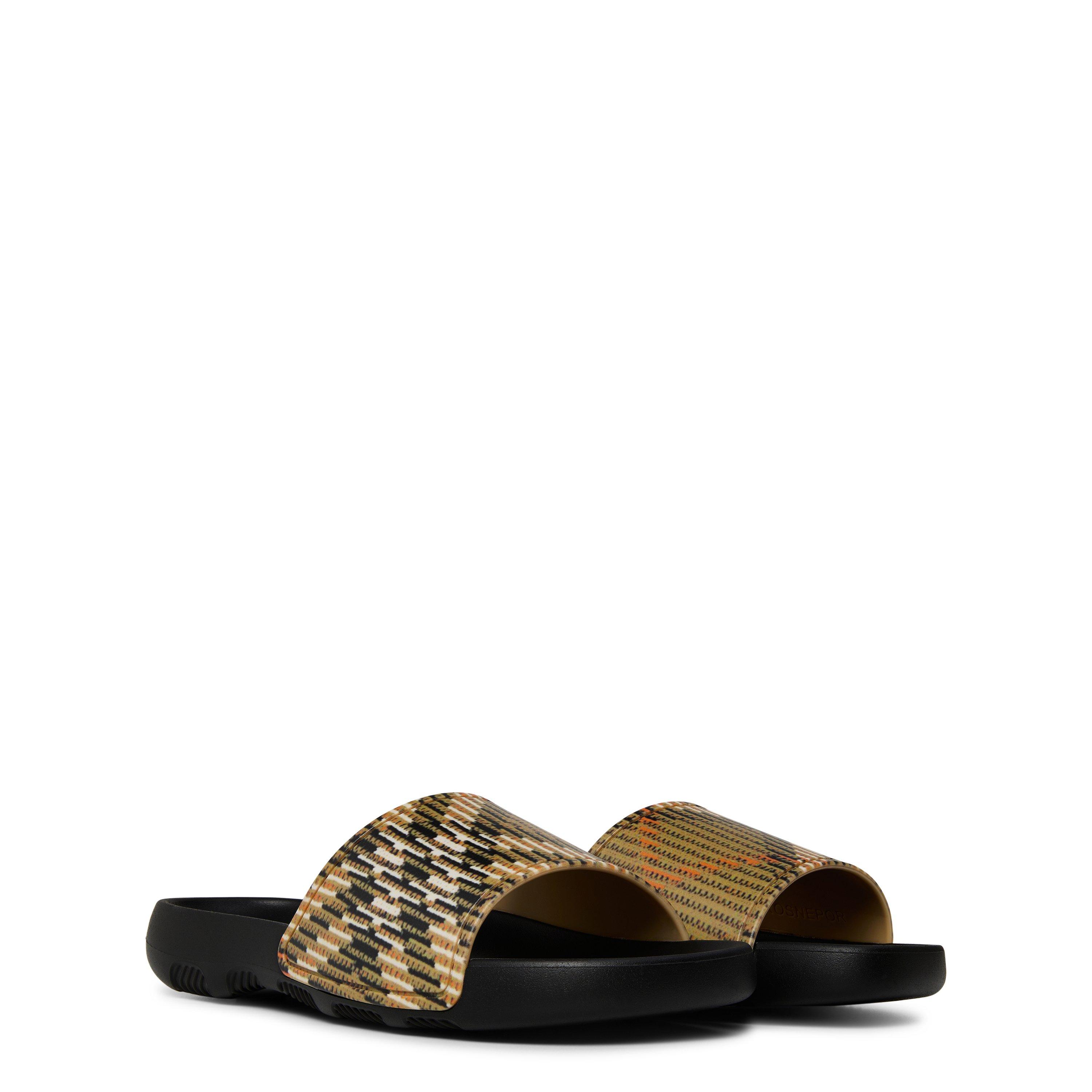 Sand - Burberry - Check Dive Slides - 3