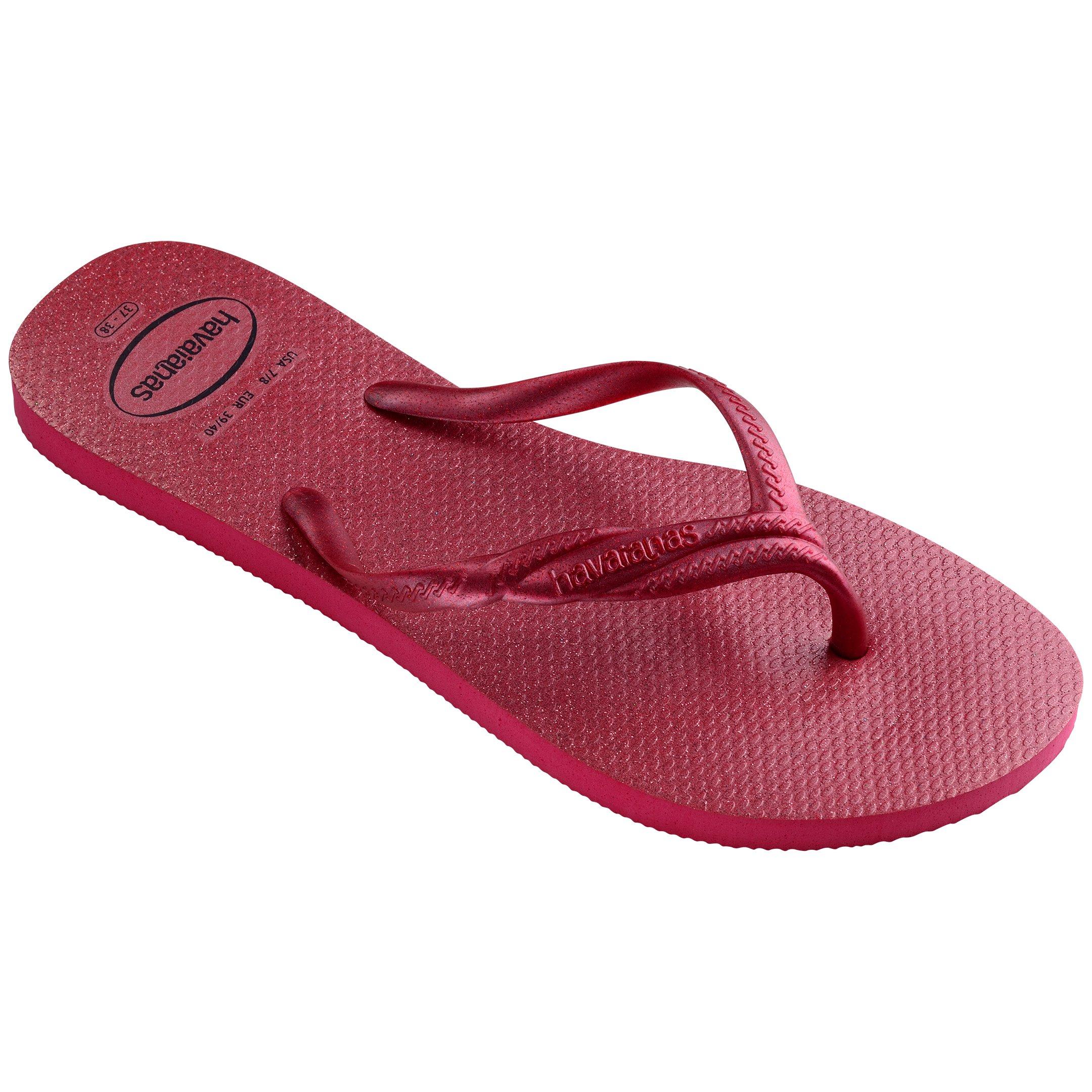 Pink - Havaianas - Women's Fantasia Gloss Pink Paradise Flip Flops - 1