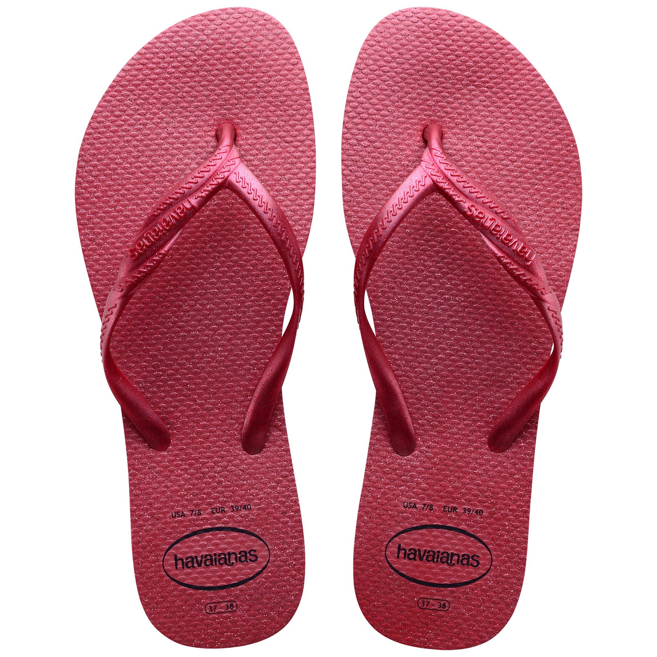 Pink - Havaianas - Hav. Fantasia Gloss Pink Paradise 4 Flip Flops Womens - 5