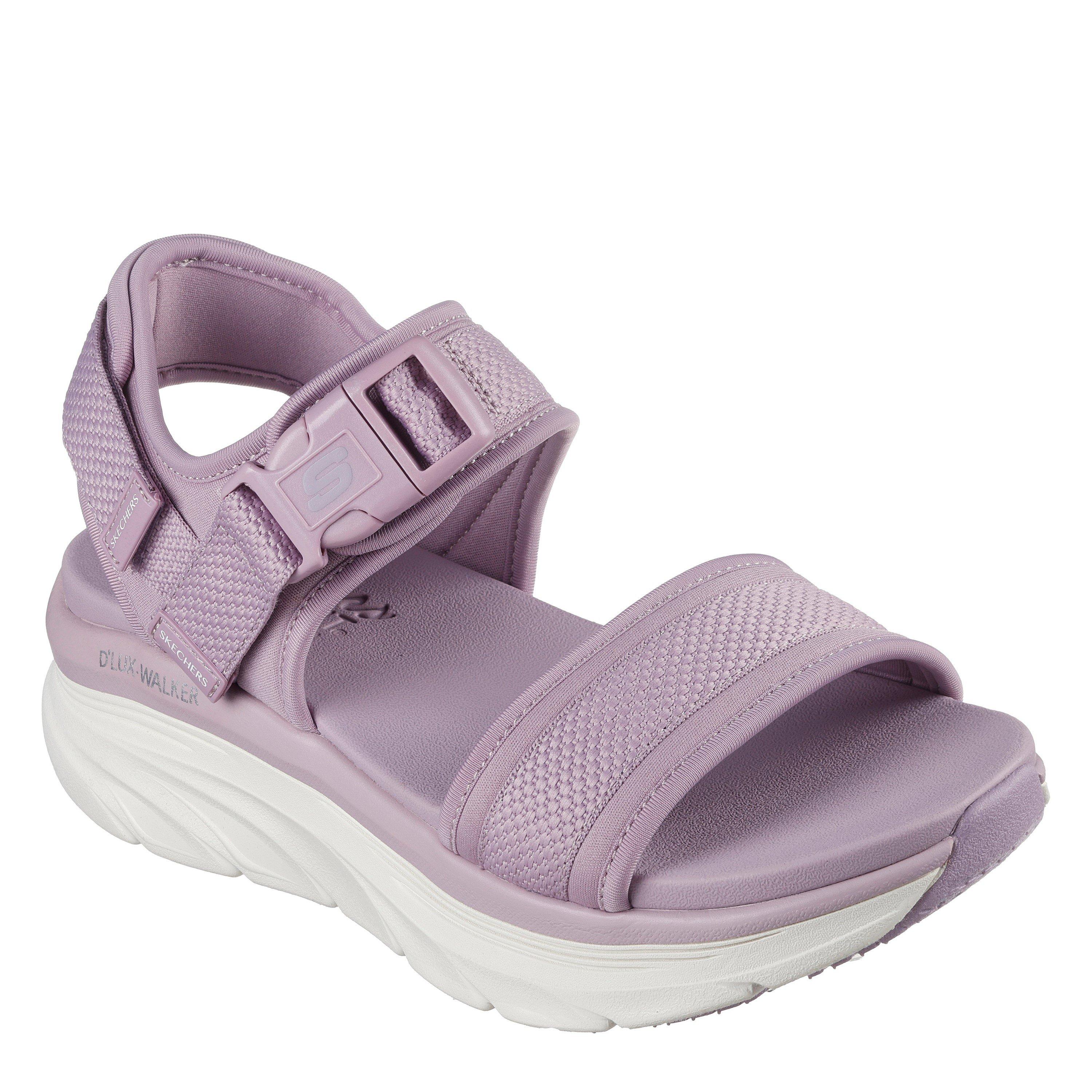 Lavande - Skechers - Adjustable Buckle Double Band Sling Sports Sandals Womens - 1