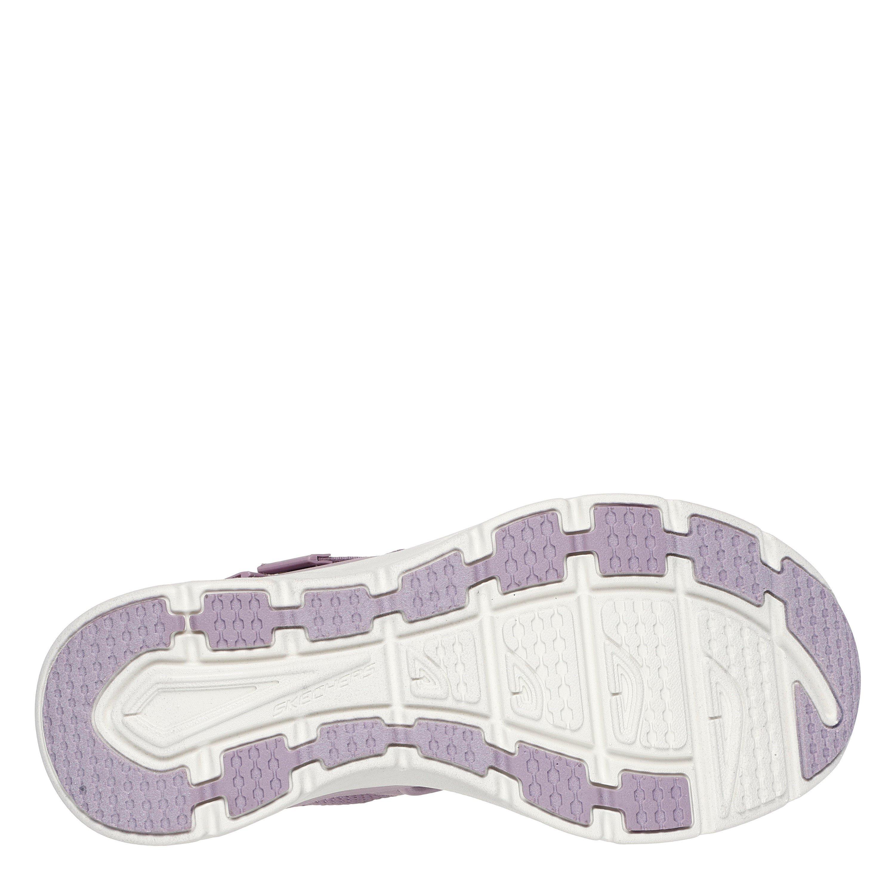 Lavande - Skechers - Adjustable Buckle Double Band Sling Sports Sandals Womens - 4