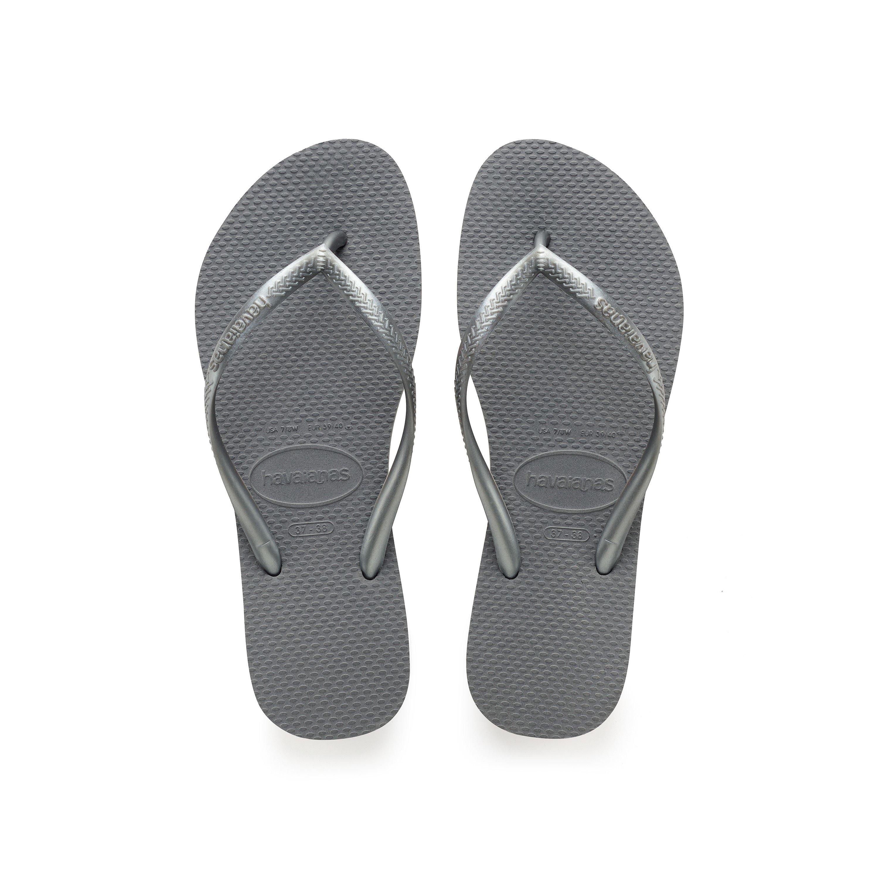 Stålgrå - Havaianas - Women's Hav. Slim Bronze Flip Flops - 3