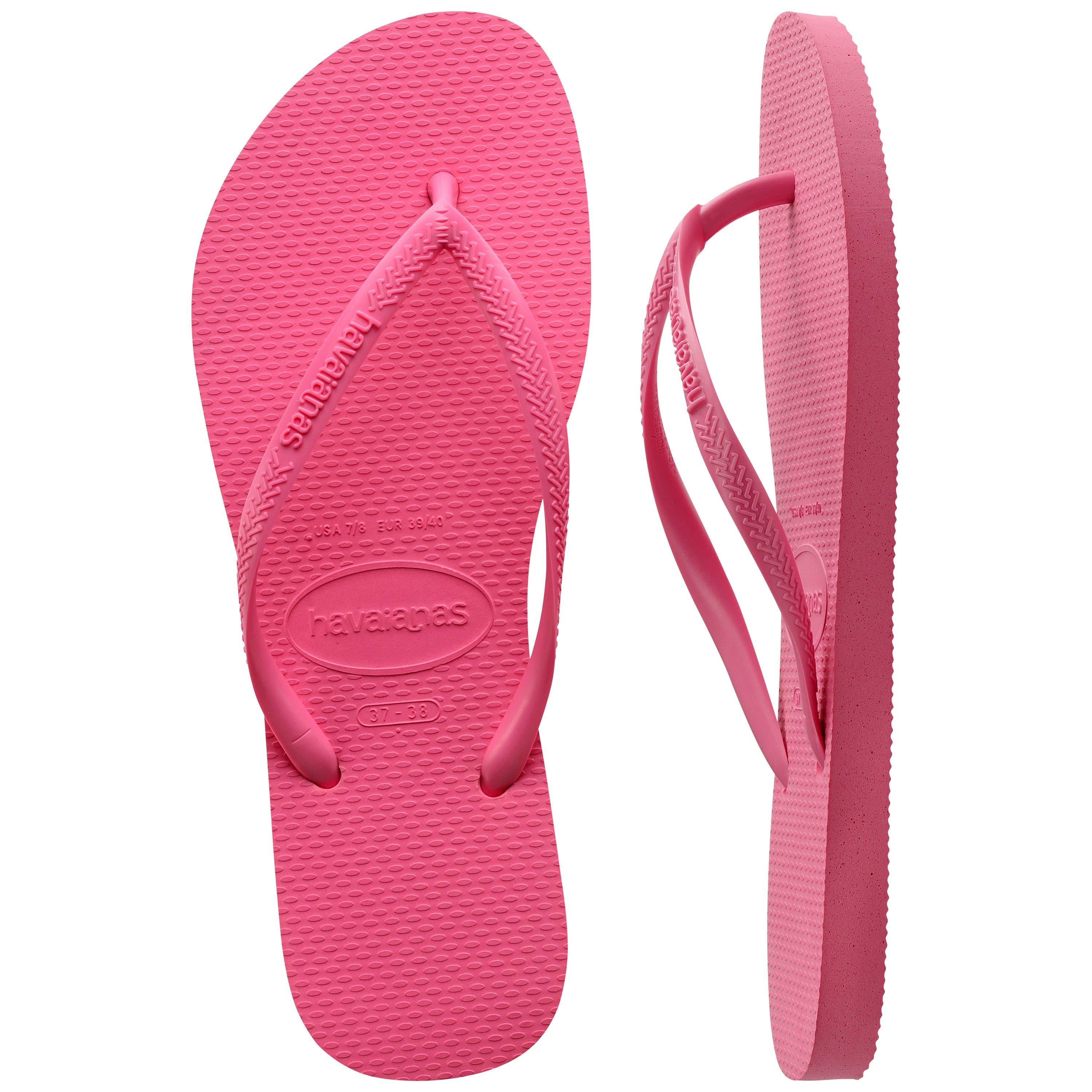 Ciber Pink - Havaianas - Women's Hav. Slim Bronze Flip Flops - 5
