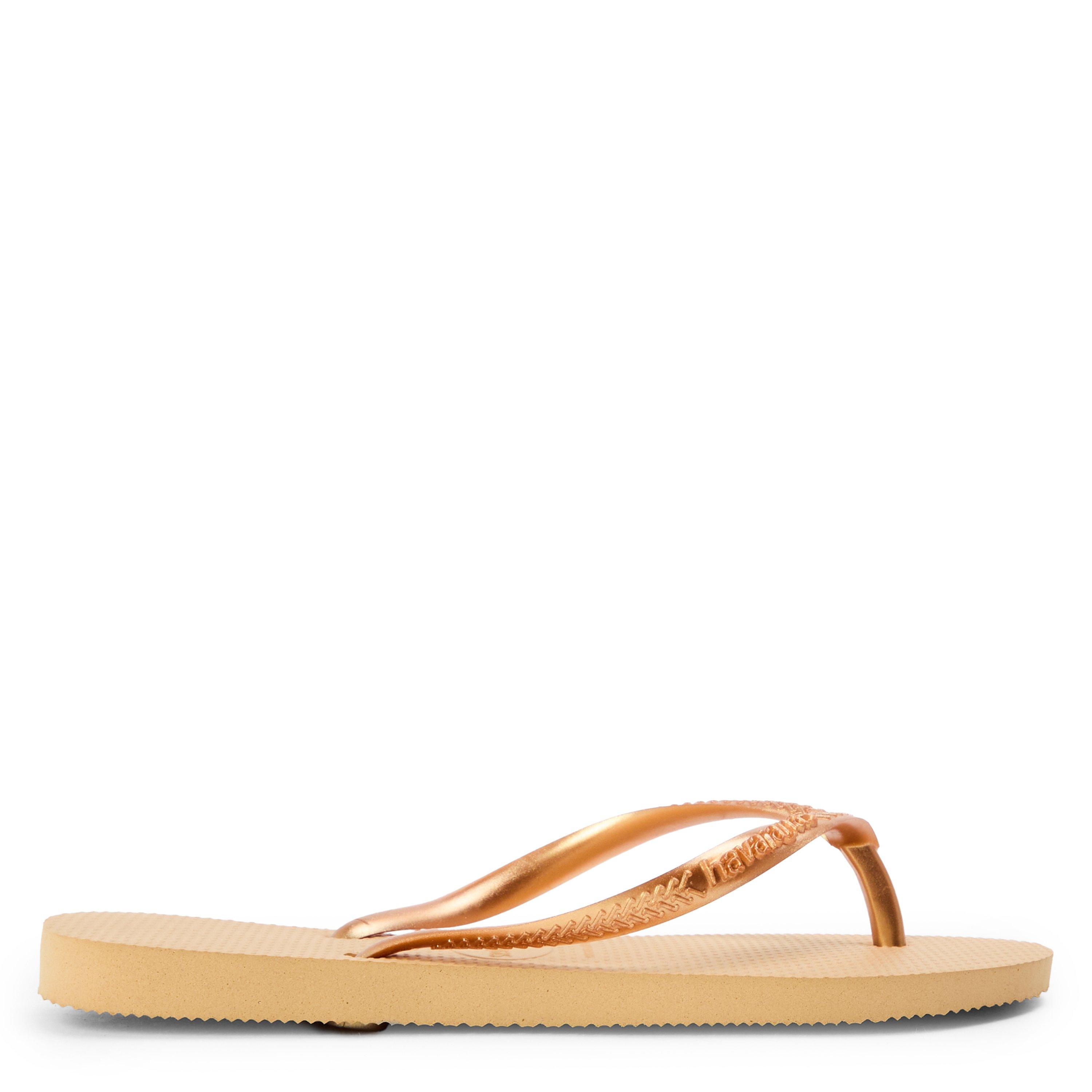 Havaianas Women's Hav. Slim Bronze Flip Flops - Gold - 1/2