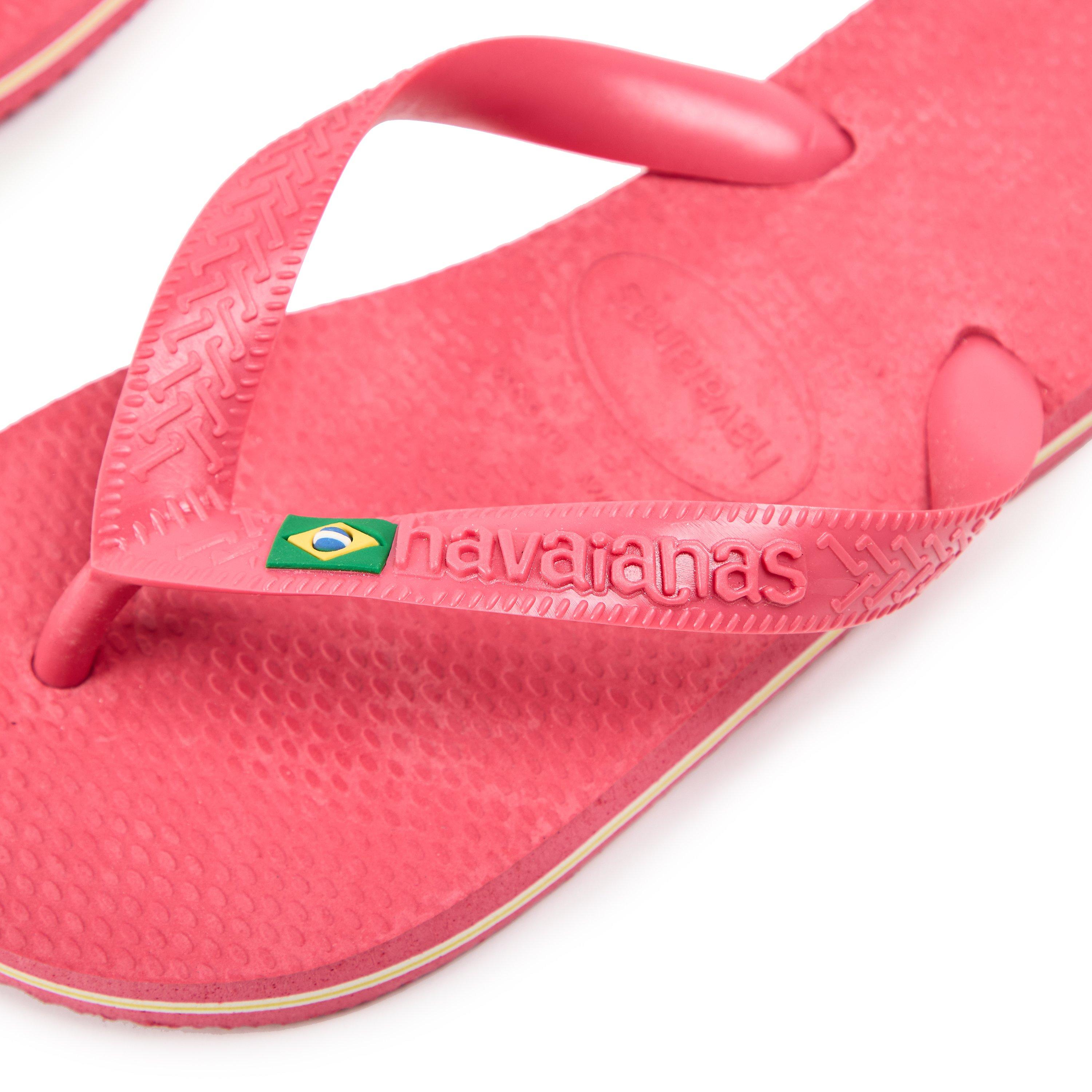 Pink Paradise - Havaianas - Hav. Brasil Pink Paradise 33/34 Flip Flops Womens - 3