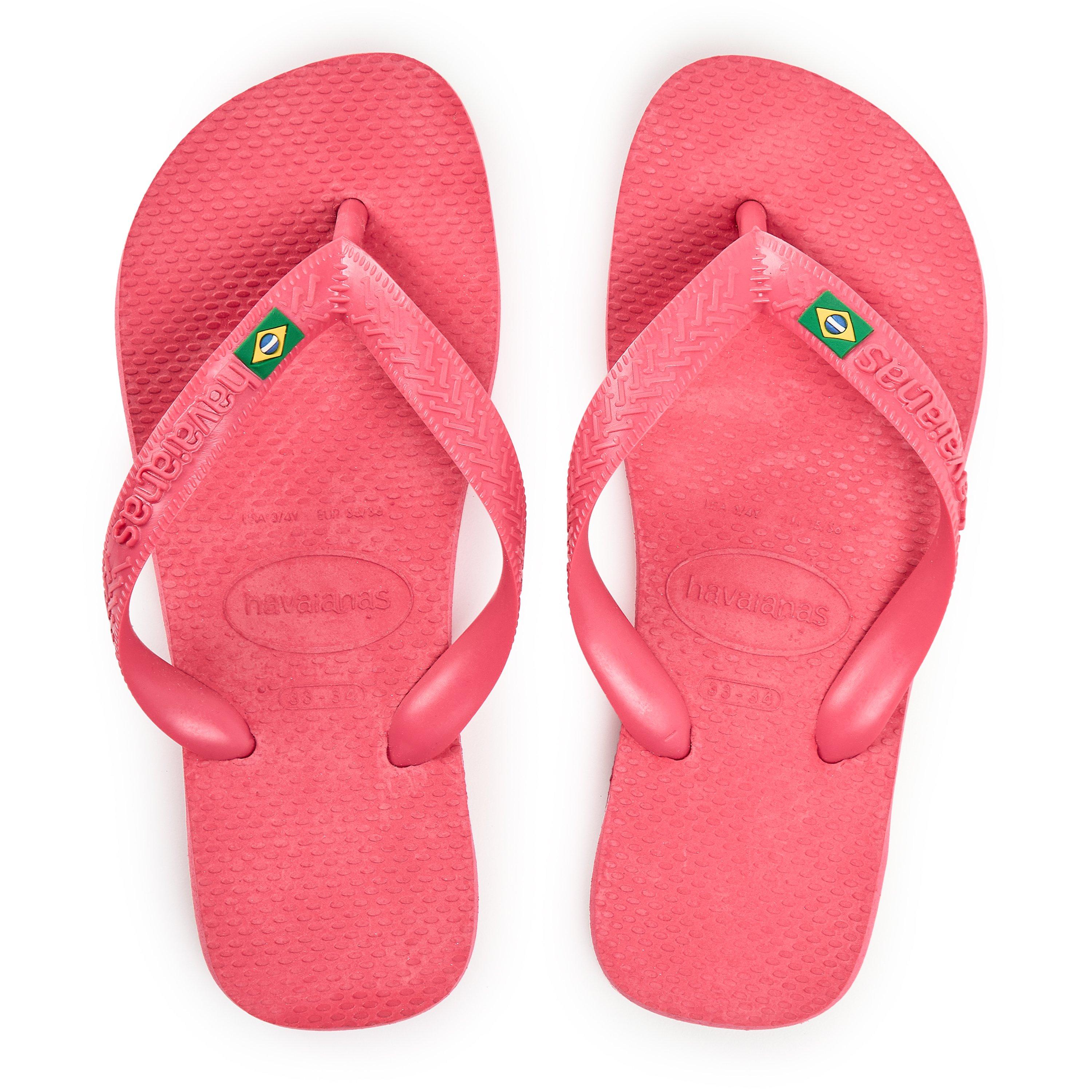 Pink Paradise - Havaianas - Hav. Brasil Pink Paradise 33/34 Flip Flops Womens - 4