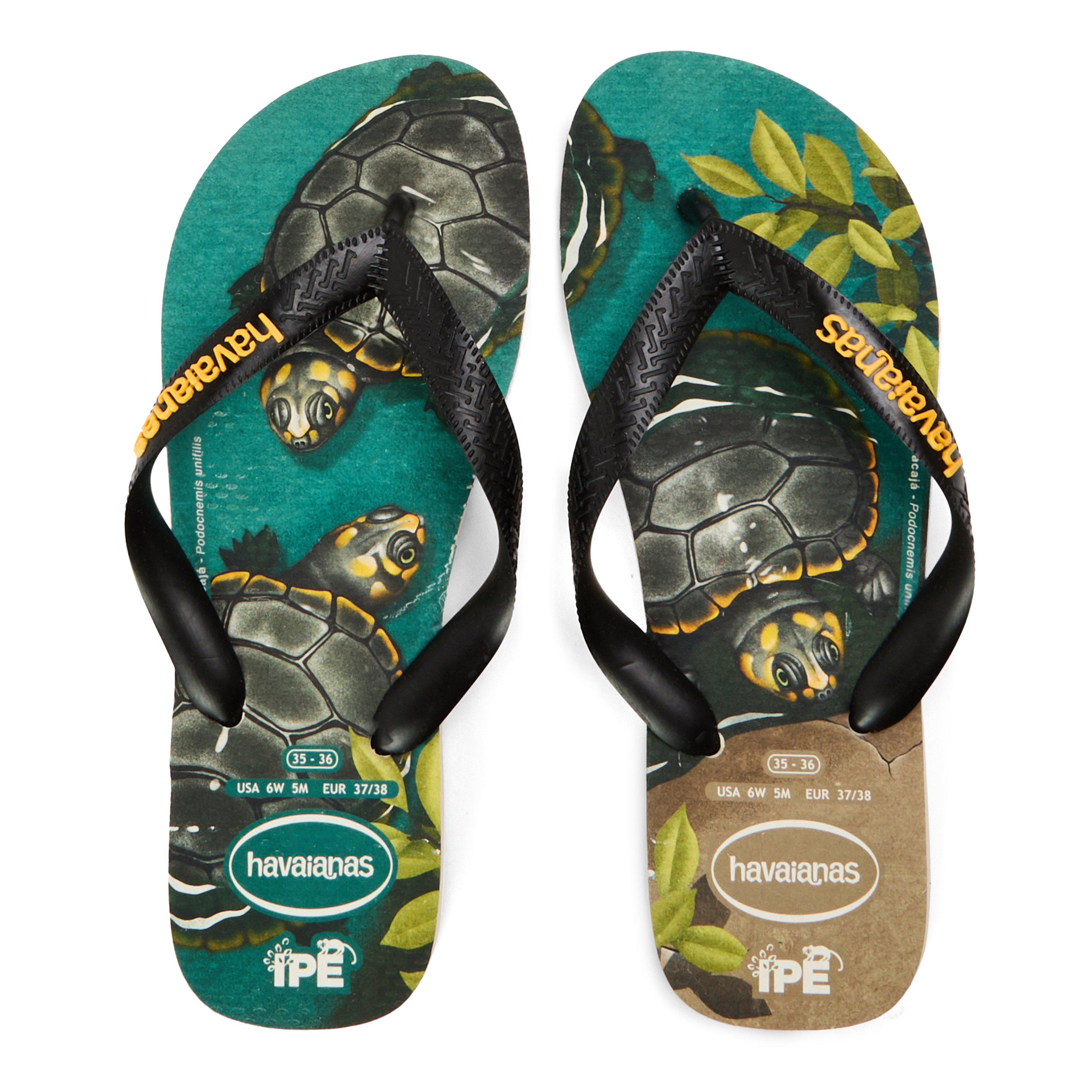 Beige/Yellow - Havaianas - Hav. Ipe Citronella 35/36 Flip Flops Womens - 4