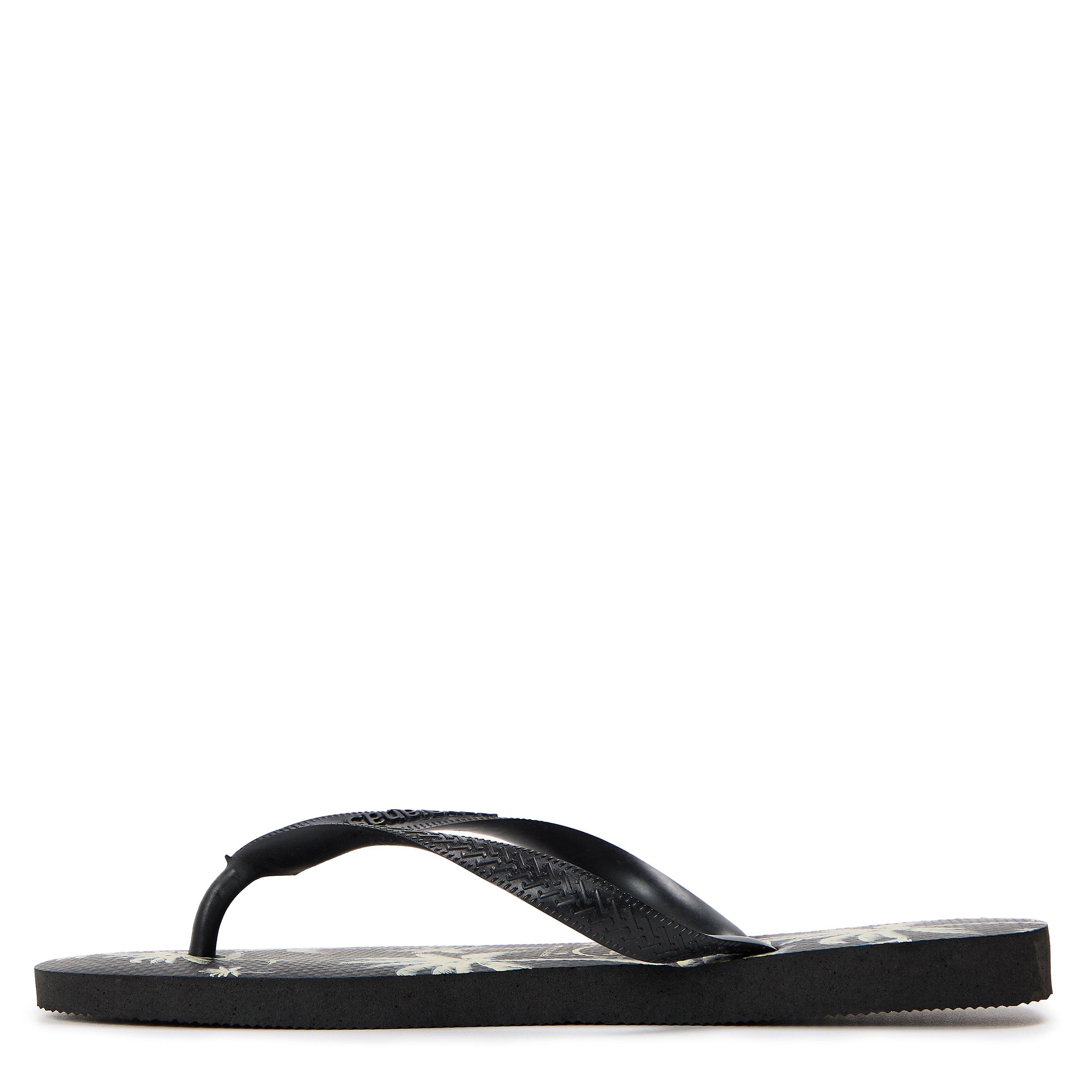 Sort/Hvid - Havaianas - Hav. Aloha Black/Black/White 41/42 Flip Flops Womens - 2
