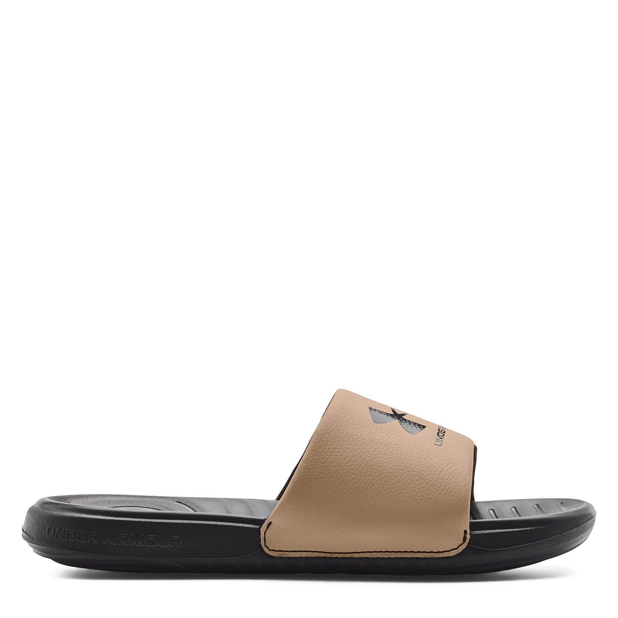 Pêssego gelado/Cinzento - Under Armour - Under Ansa Fixed Womens Slide Sandals - 1
