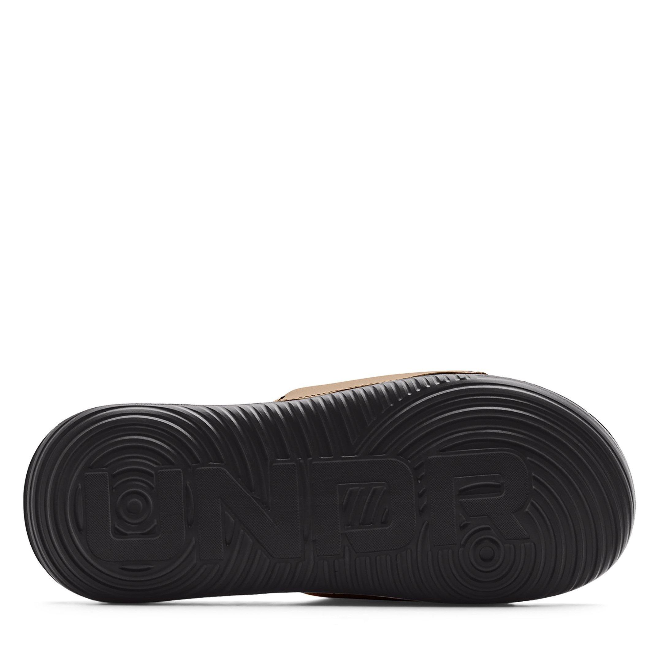 Pêssego gelado/Cinzento - Under Armour - Under Ansa Fixed Womens Slide Sandals - 3