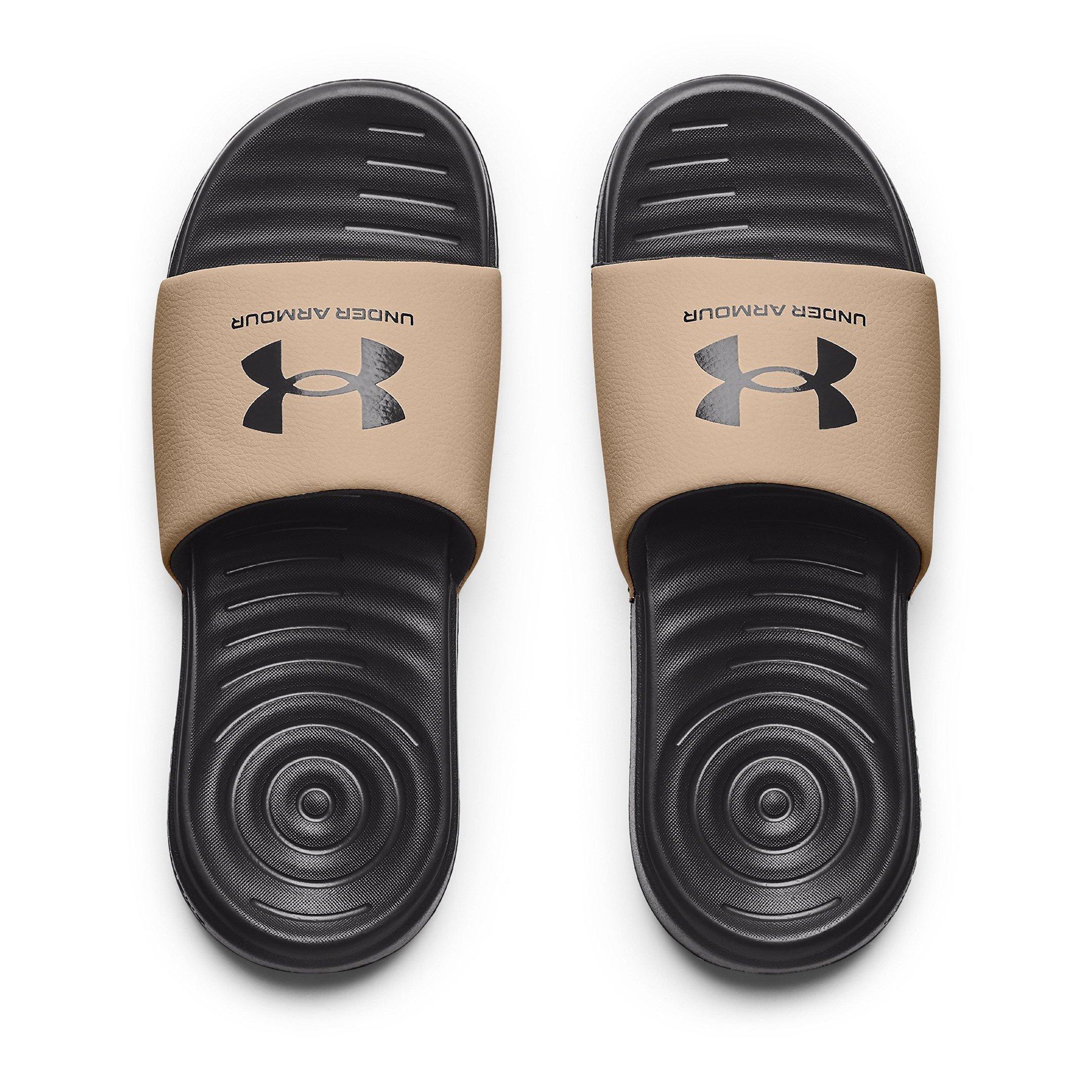 Pêssego gelado/Cinzento - Under Armour - Under Ansa Fixed Womens Slide Sandals - 4