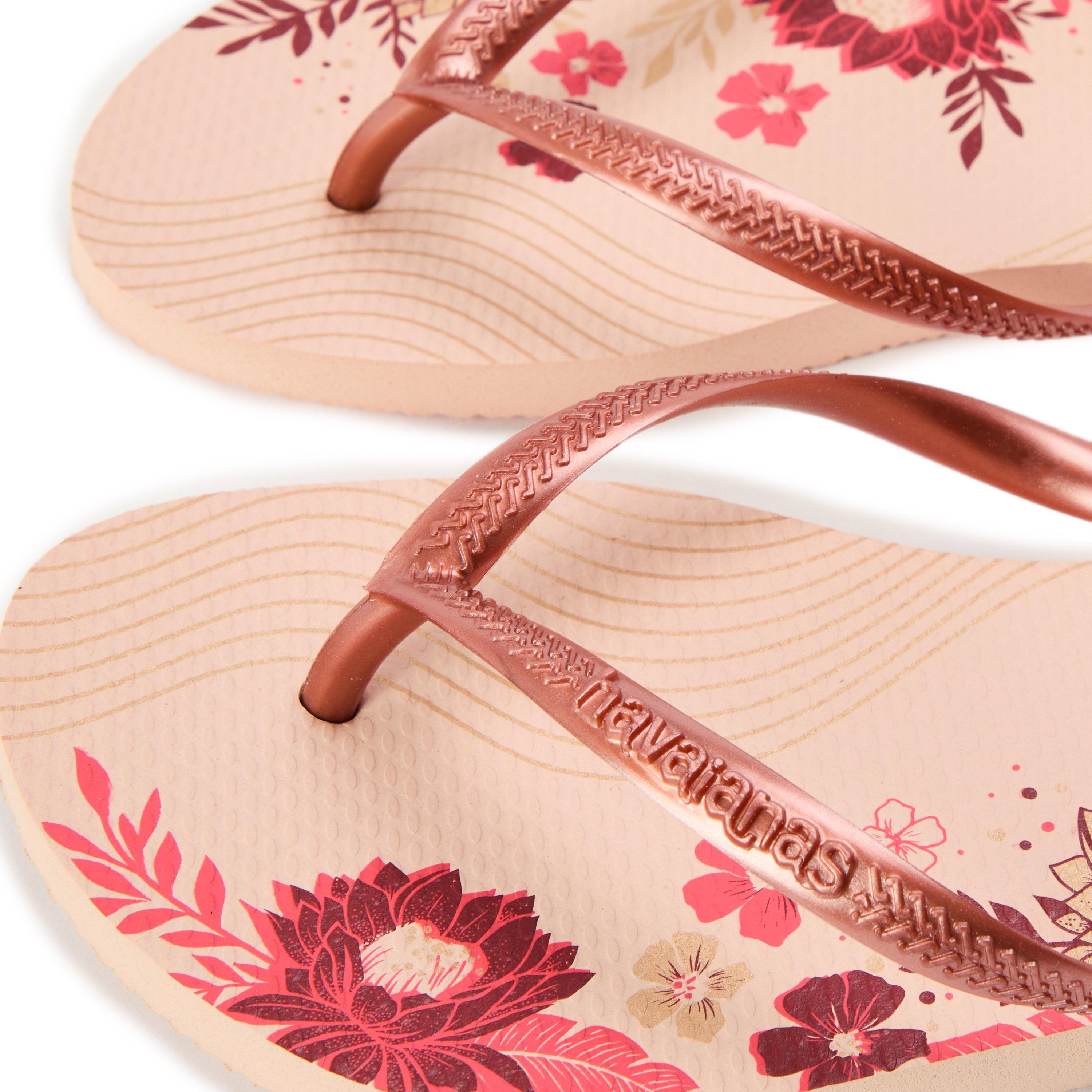 Rose Ballet - Havaianas - Hav. Slim Organic Clay 39/40 Flip Flops Womens - 3