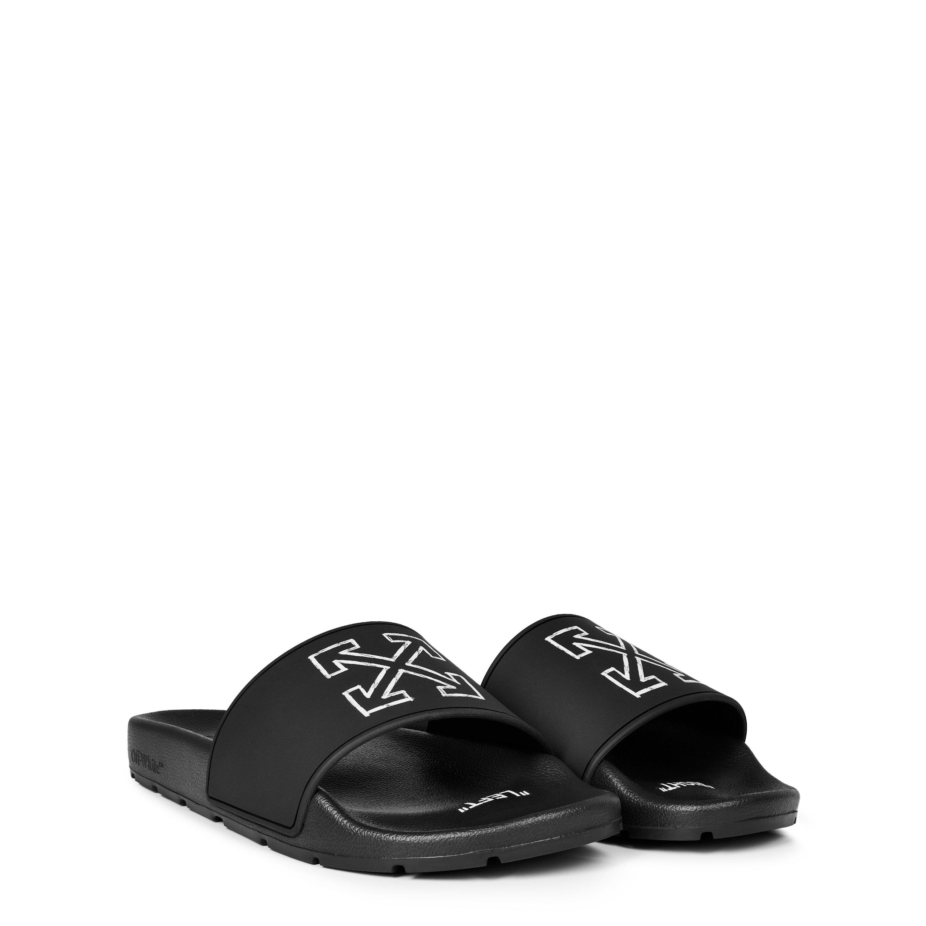 Off White | Arrow Logo Sliders | Pool Shoes | Cruise Fashion