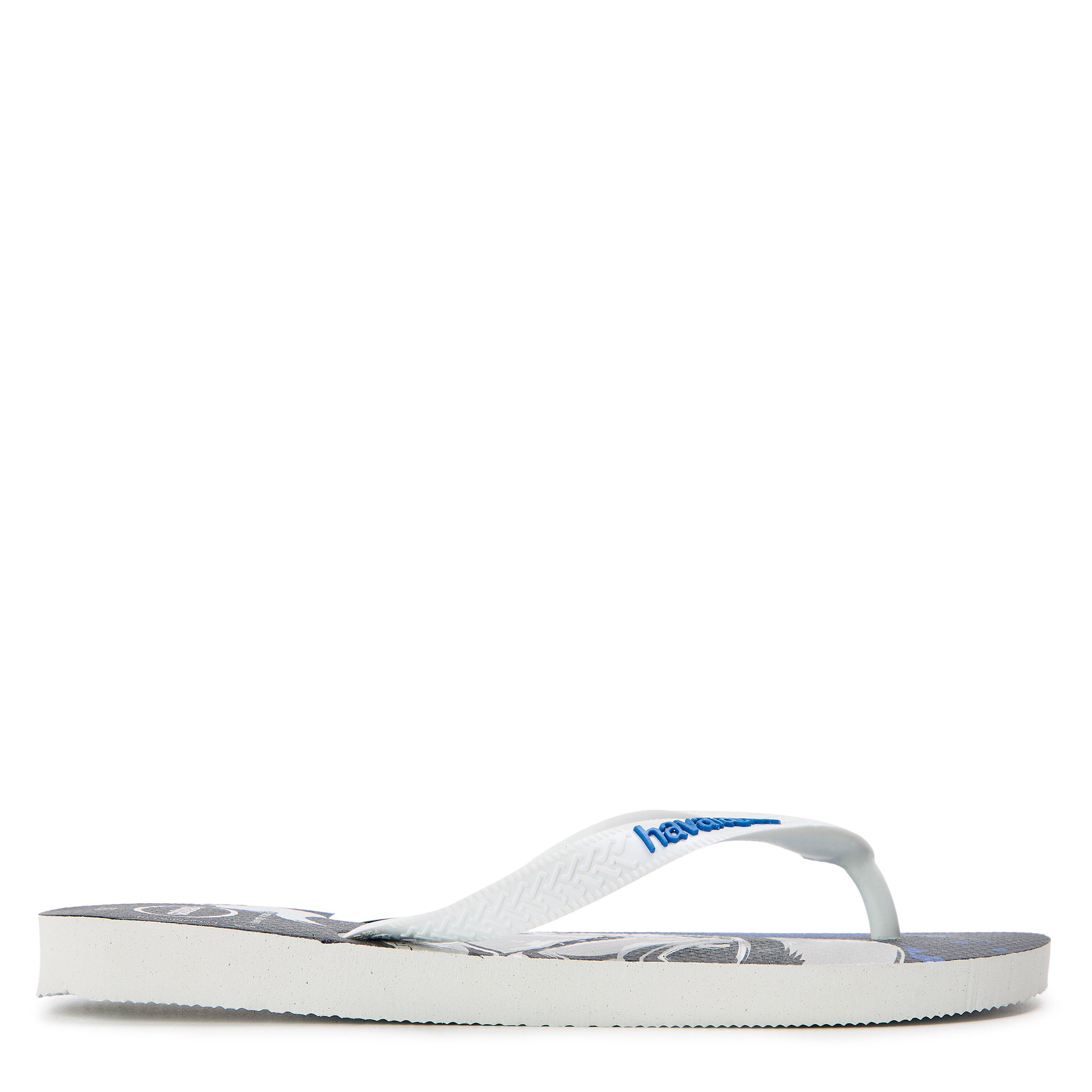 White/Blue - Havaianas - Hav. Star Wars Black/Pop Yellow 39/ Flip Flops Womens - 1