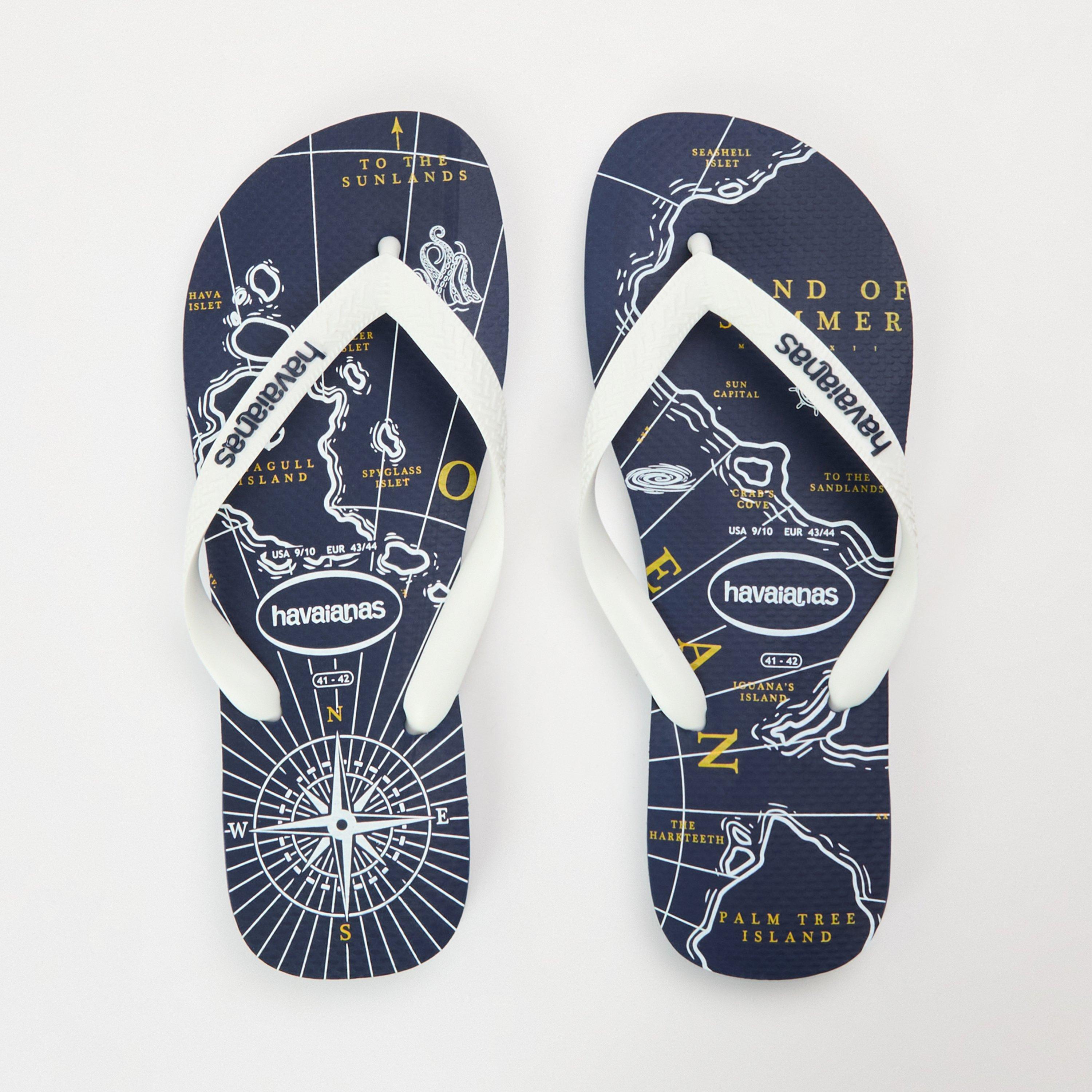 Blu Navy - Havaianas - Hav. Top Nautical Navy Blue/White/N Flip Flops Womens - 3