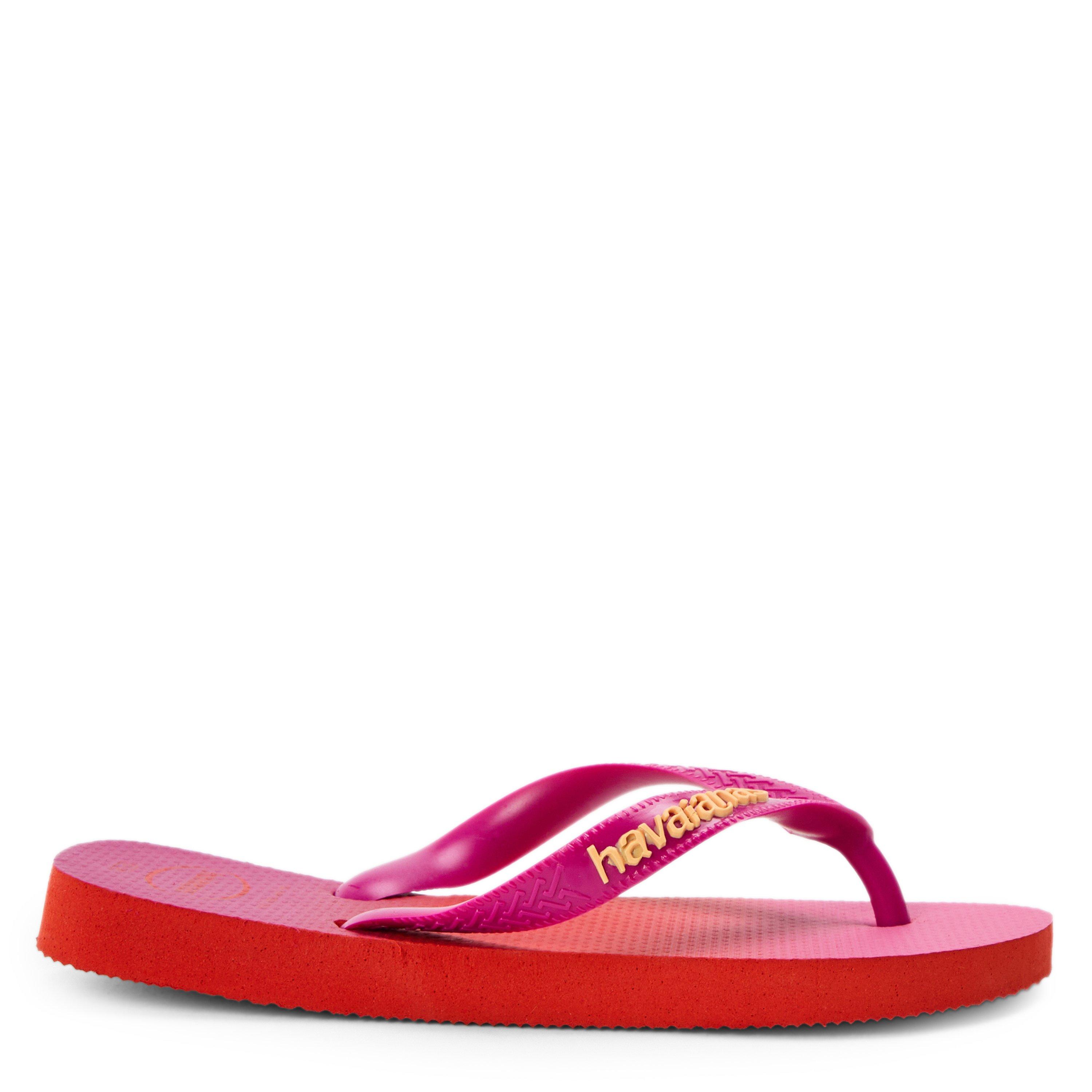 Women's Top Fashion Gold Yellow Flip Flops