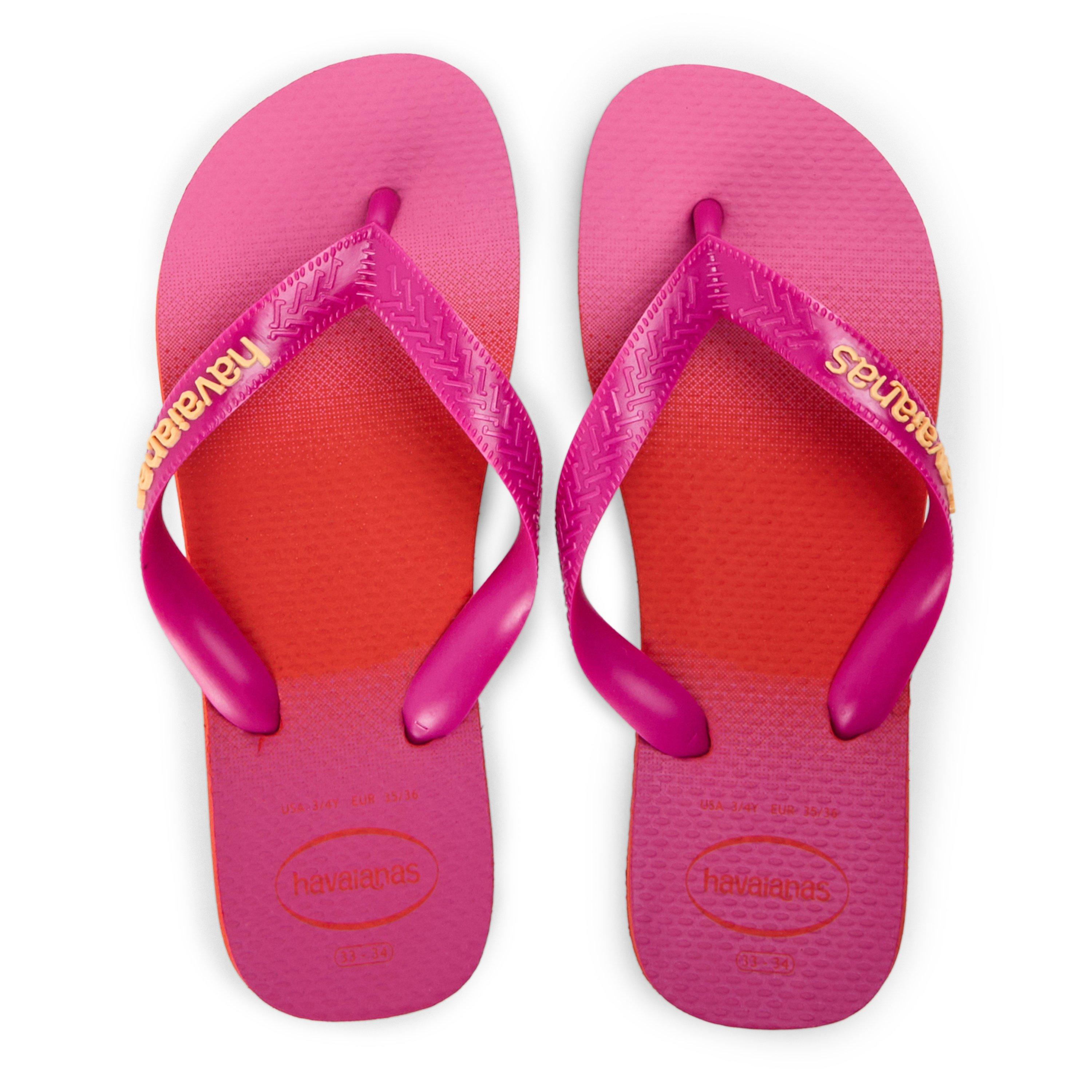 Blood Orange - Havaianas - Women's Top Fashion Gold Yellow Flip Flops - 4