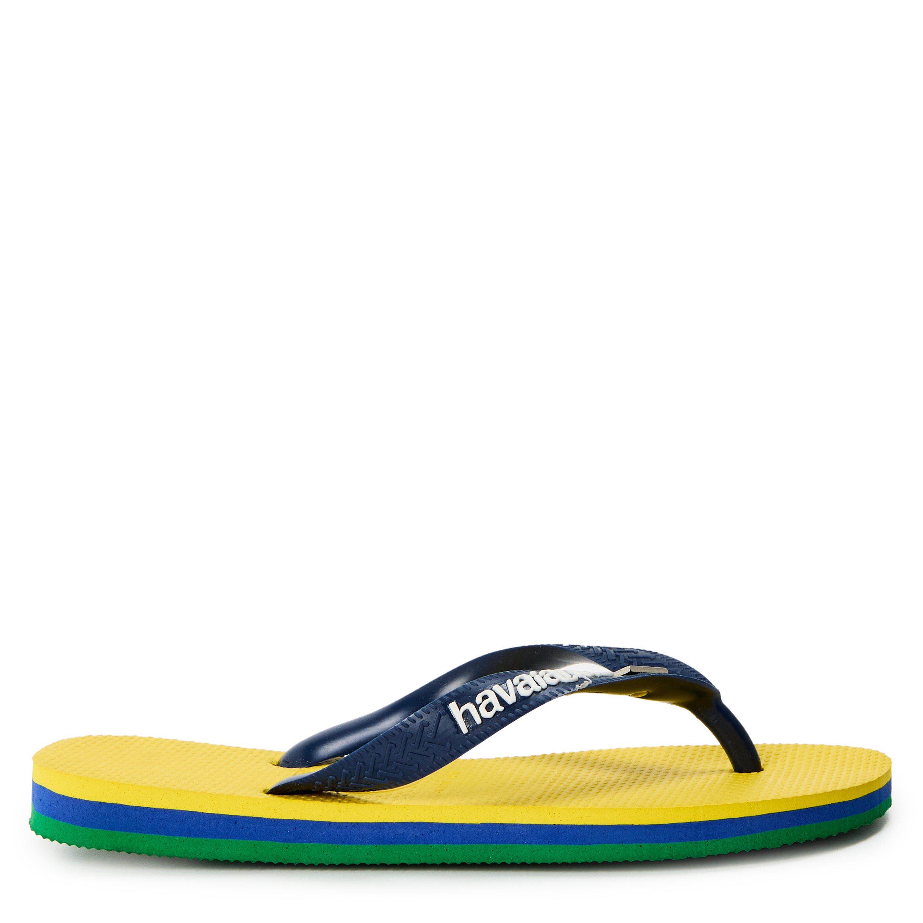 Havaianas Women's Brasil Flip Flops - Citrus Yellow - 1/2