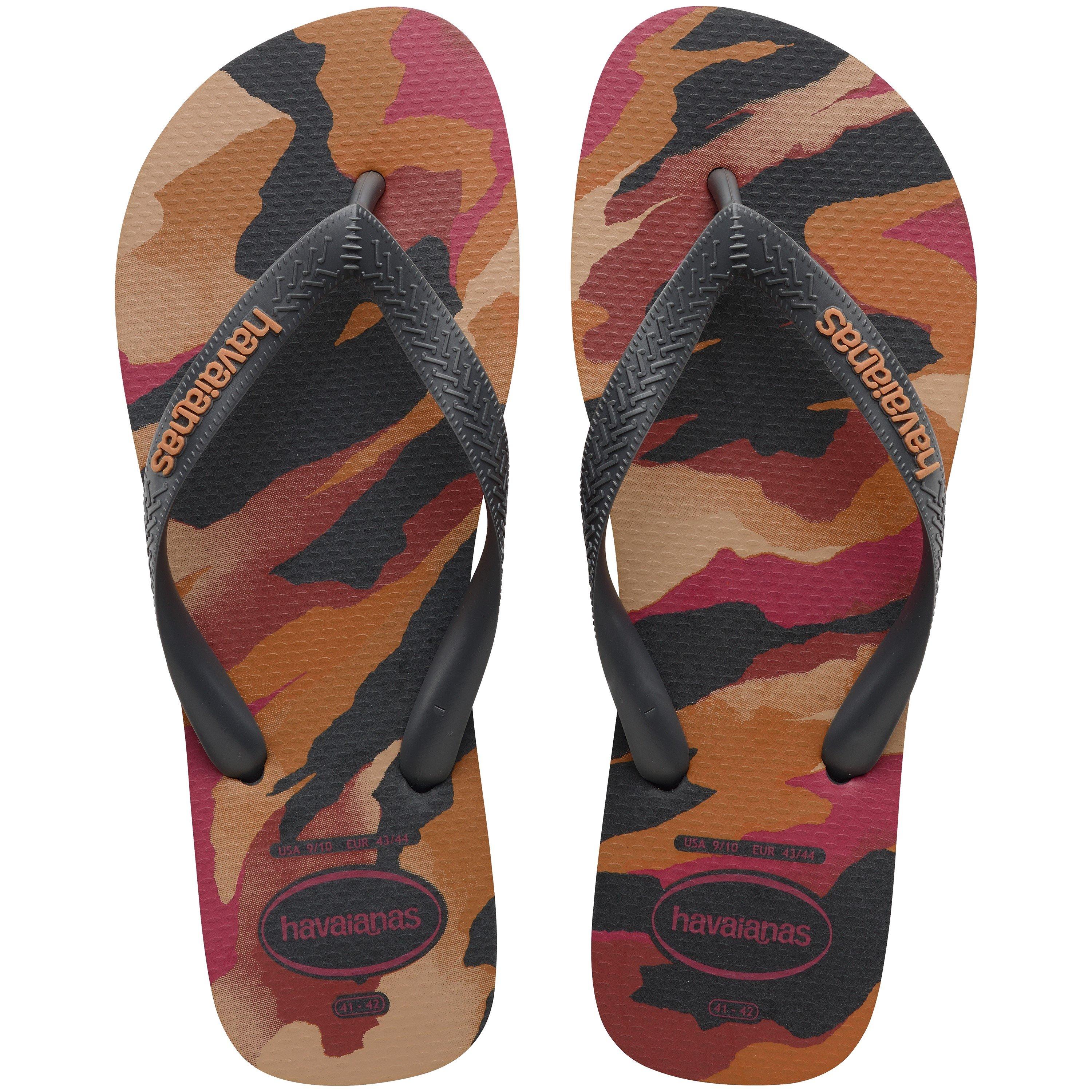 New Graphite - Havaianas - Hav. Top Camu Black/Moss 33/34 Flip Flops Womens - 3