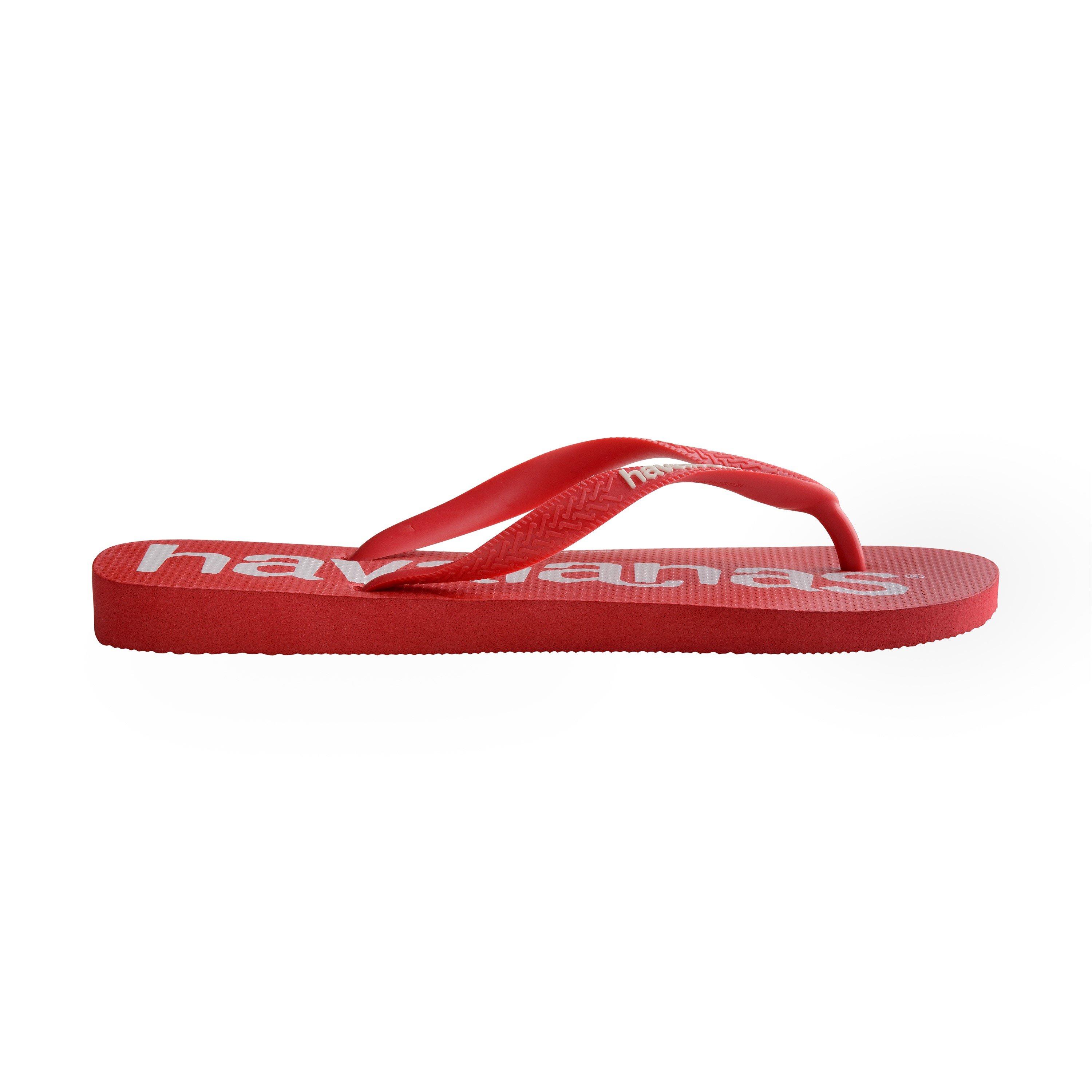 Havaianas Women's Top Logomania Flip Flops Ruby Red - 12C