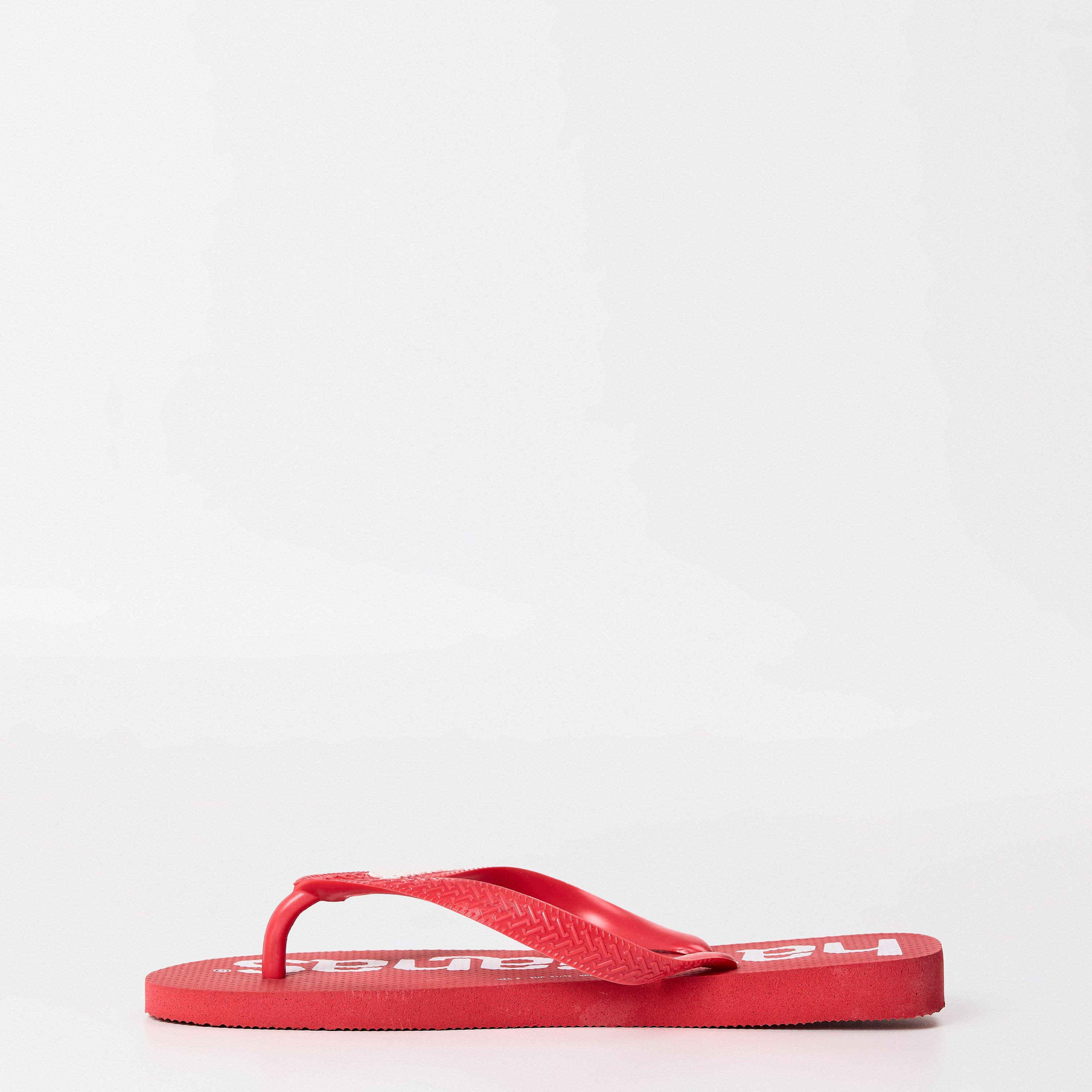 Ruby Red - Havaianas - Hav. Top Logomania Ruby Red 35/36 Flip Flops Womens - 2